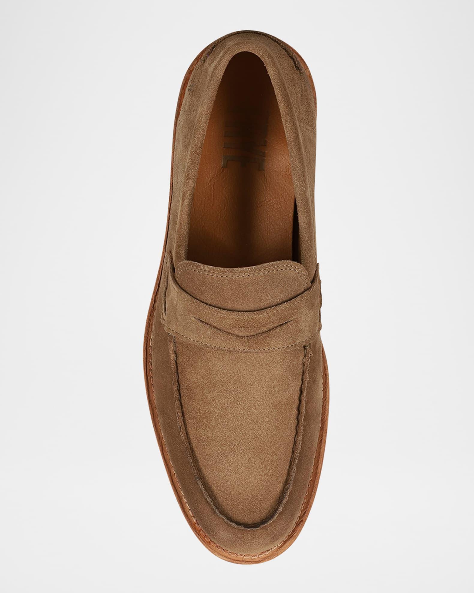 Men's Tyler Flex Suede Penny Loafers Product Image