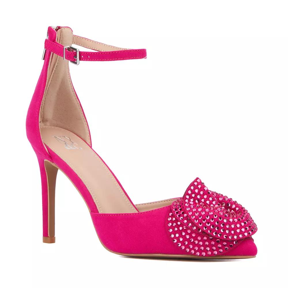 New York & Company® Mandell Women's Flower Pointy Heels,  Product Image