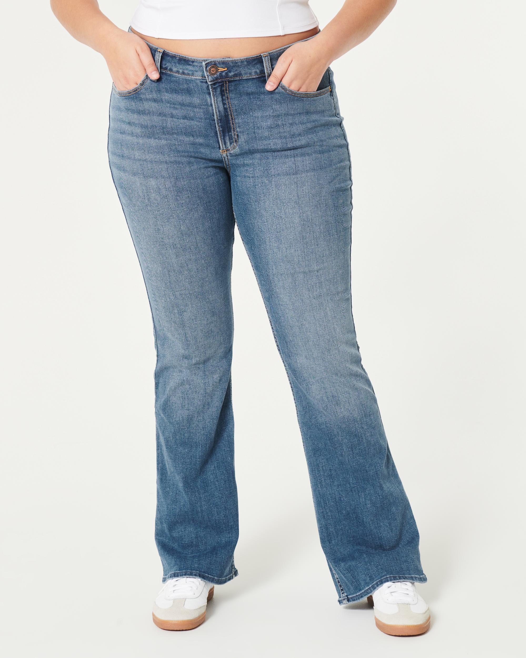 Curvy Mid-Rise Medium Wash Boot Jeans Product Image