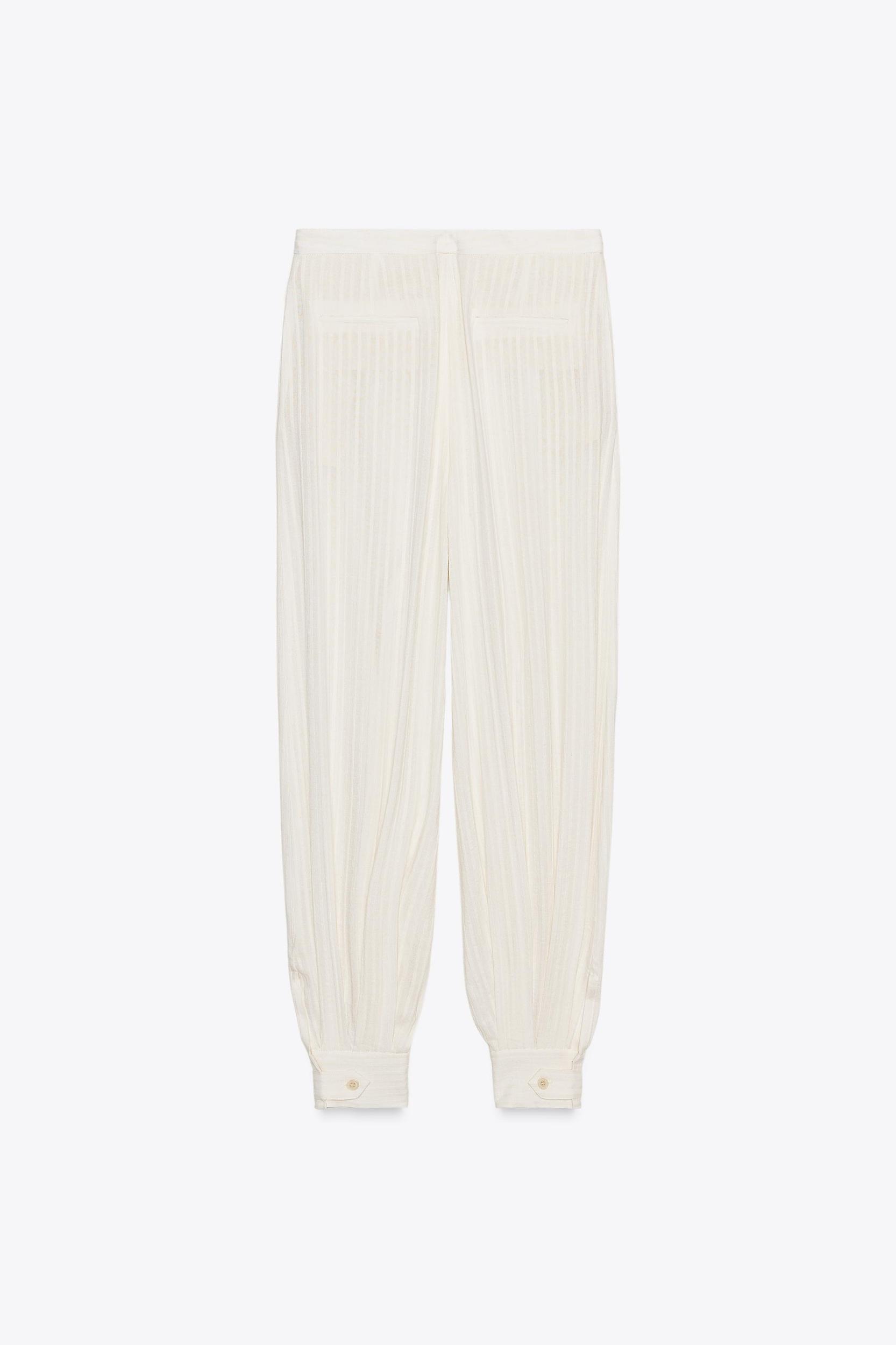 ZW COLLECTION STRIPED CUFF PANTS Product Image