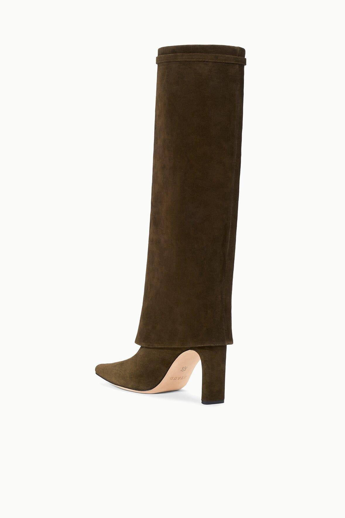 WALLY FOLDOVER HIGH HEEL BOOT | TRUFFLE Product Image