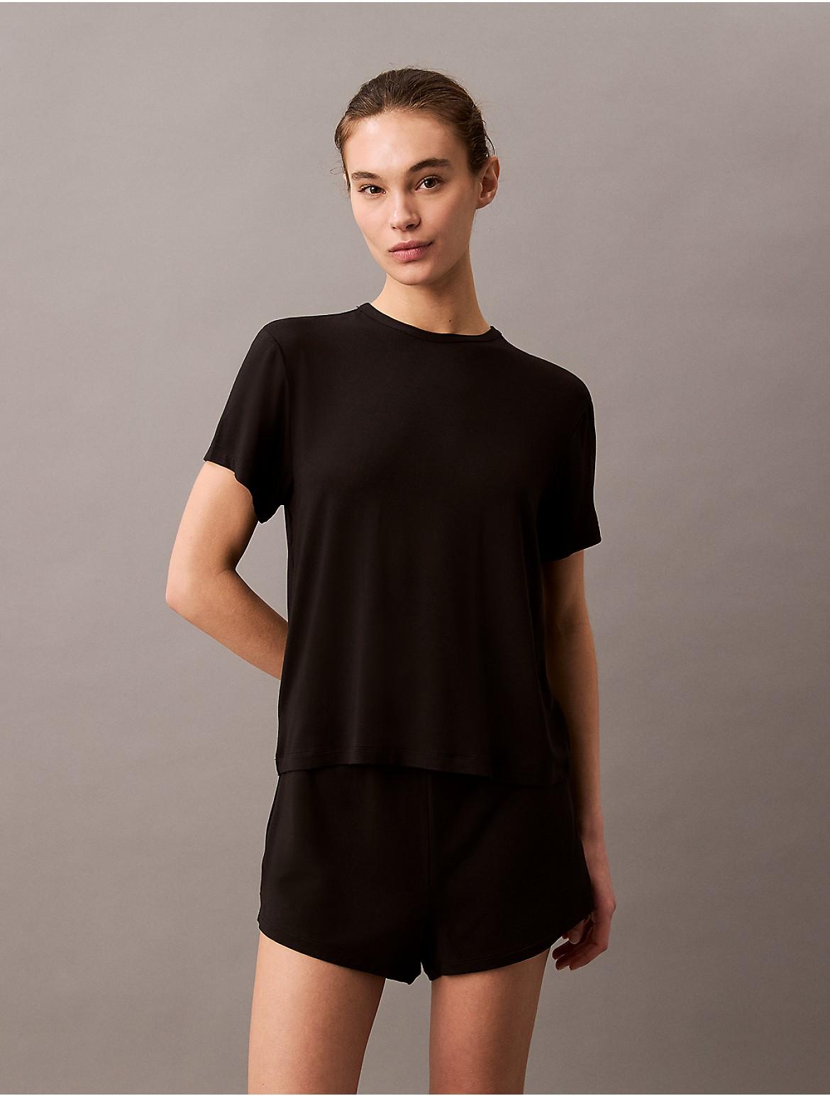 Calvin Klein Womens Ultra Soft Modal Relaxed T-Shirt - Grey Product Image