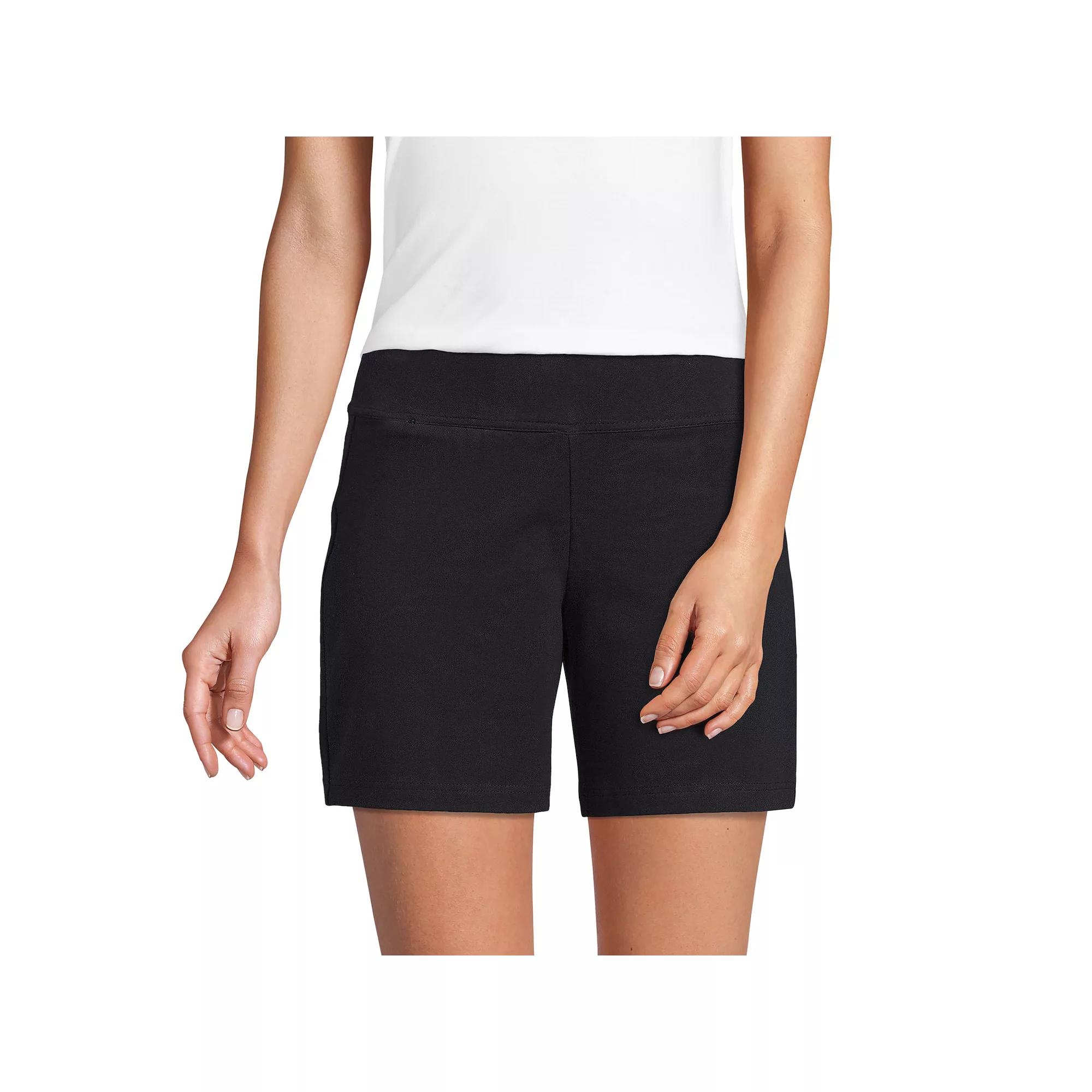 Women's Lands' End Starfish 7-in. Midrise Pull-On Shorts,  Product Image