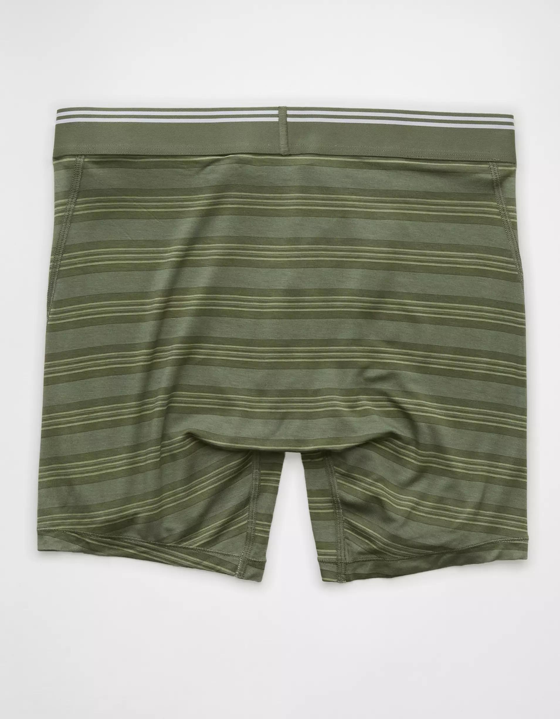 AEO Men's Striped 6" Ultra Soft Boxer Brief Product Image