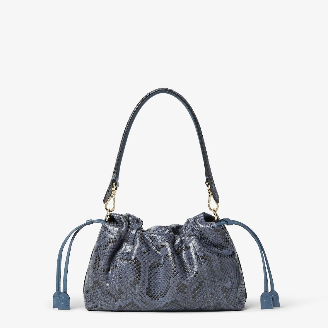 Mamma Baguette MediumBlue python bag Product Image