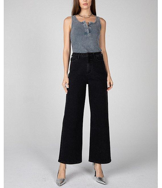 Ceros Jeans Super High Rise Wide Leg Jeans Product Image
