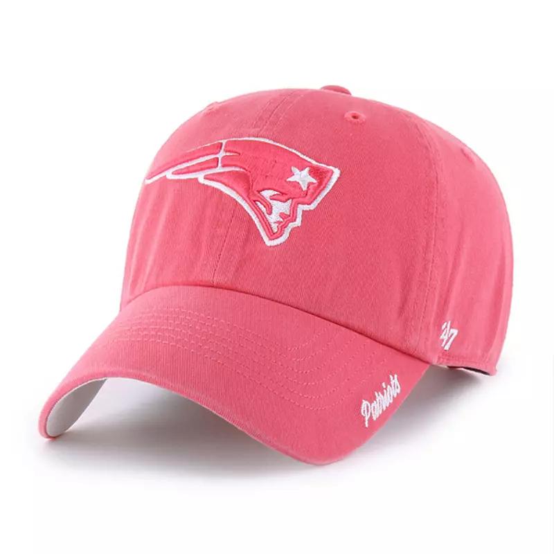 Women's '47 Red New England Patriots Luminance Cheer Clean Up Adjustable Hat Product Image