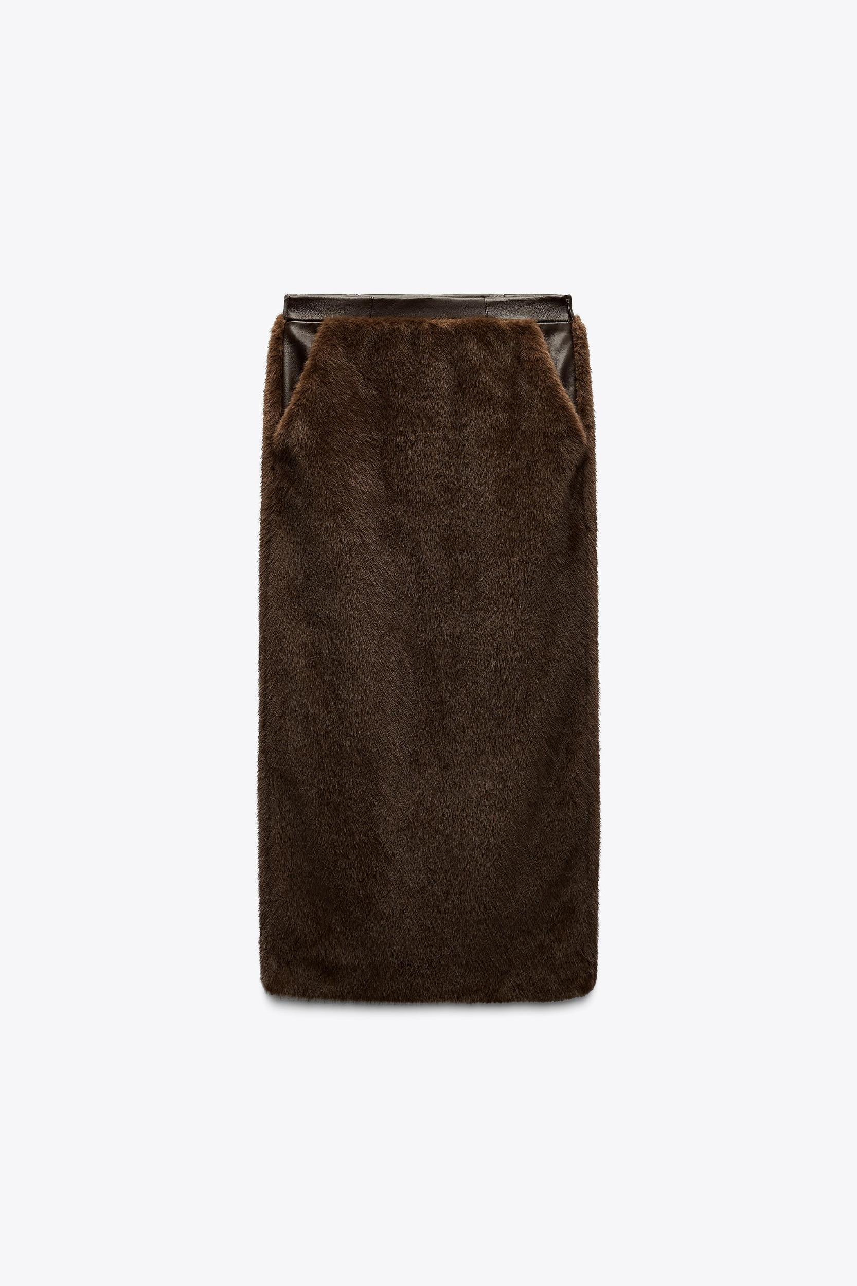 FAUX FUR MIDI SKIRT LIMITED EDITION Product Image