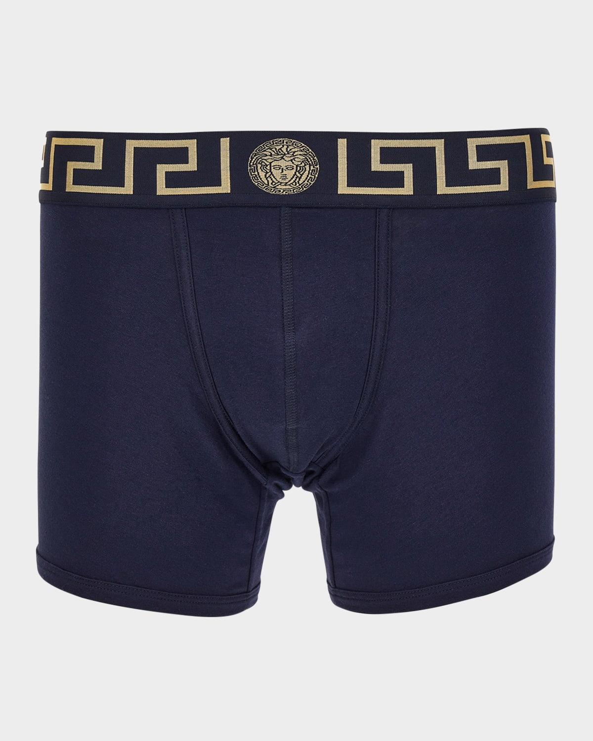 Mens Organic Cotton Greek Key Boxer Briefs Product Image
