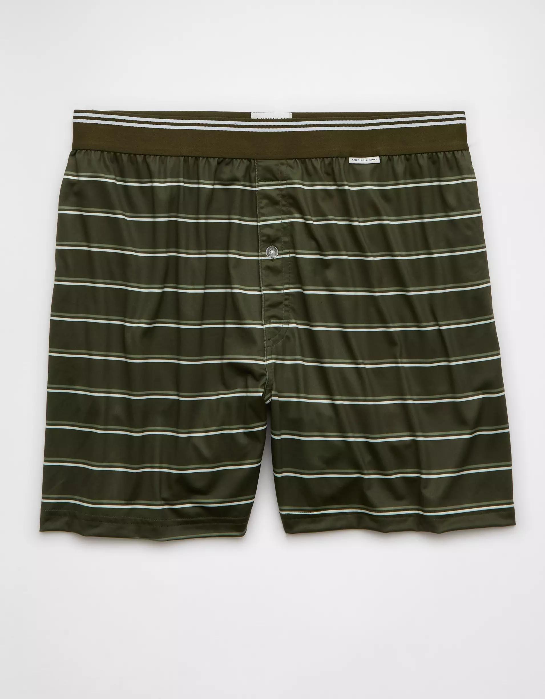 AEO Men's Striped Ultra Soft Pocket Boxer Short Product Image