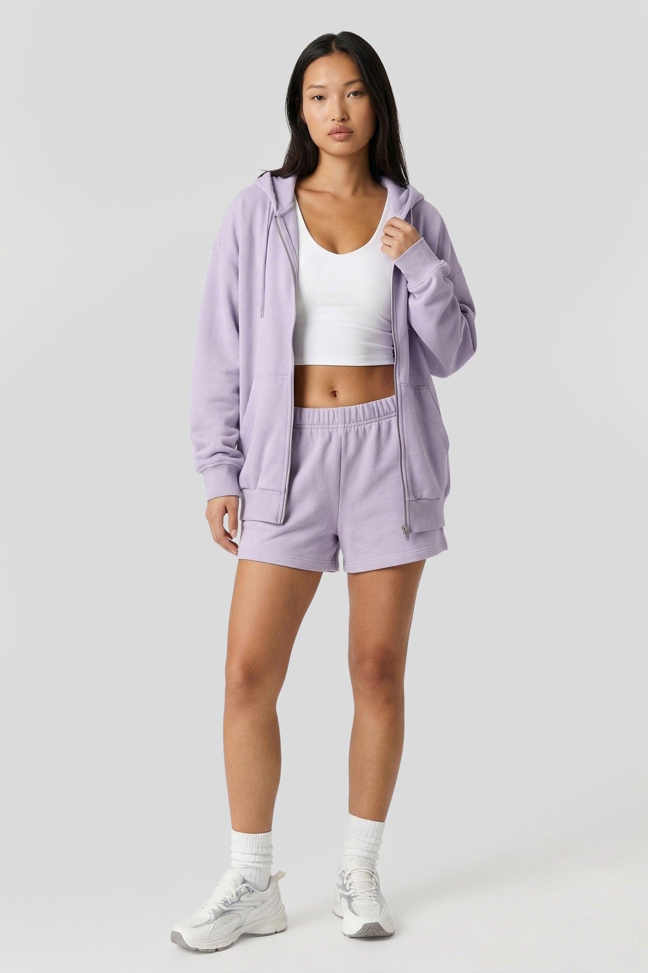 Fleece Zip-Up Hoodie Female Product Image