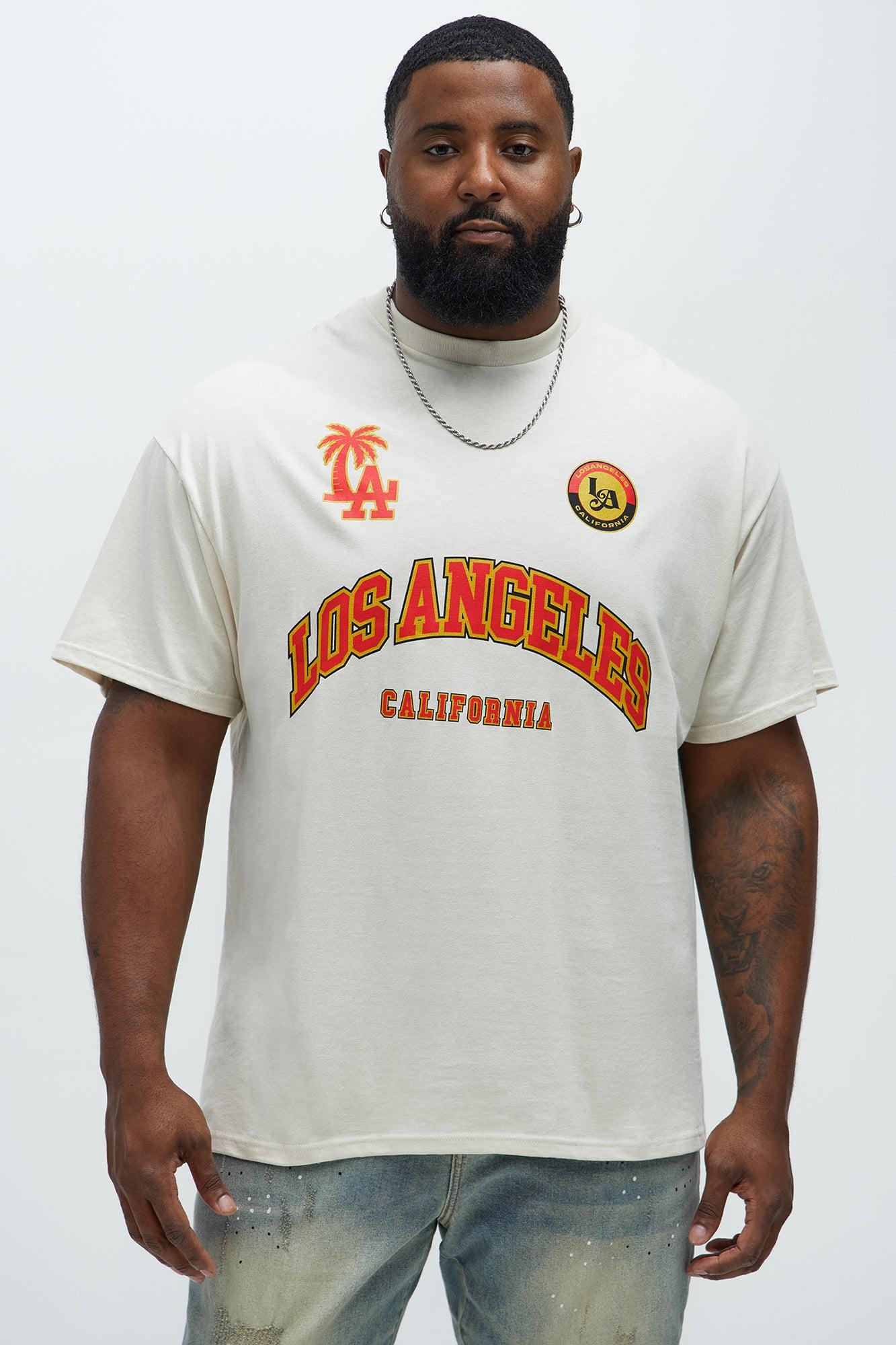 LA California Daily Short Sleeve Tee - Cream Product Image
