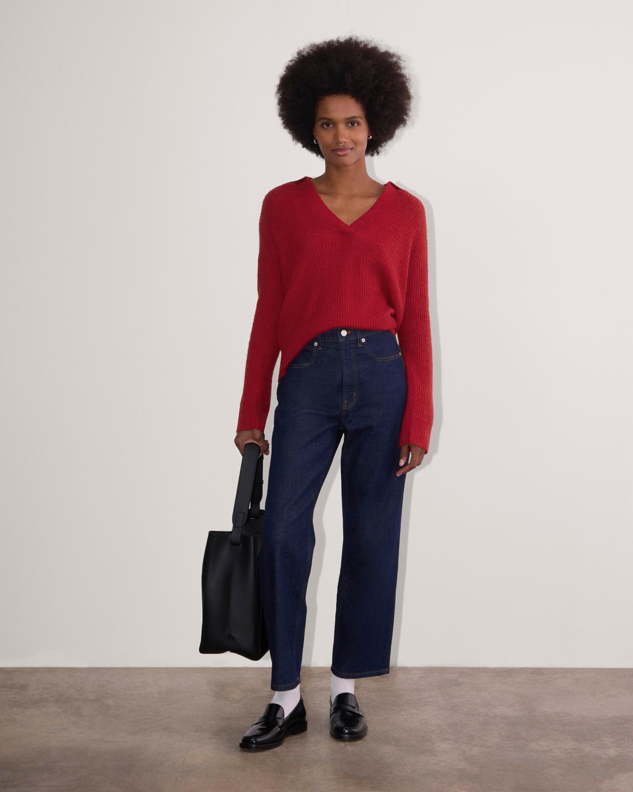 The Oversized Polo in Alpaca Product Image