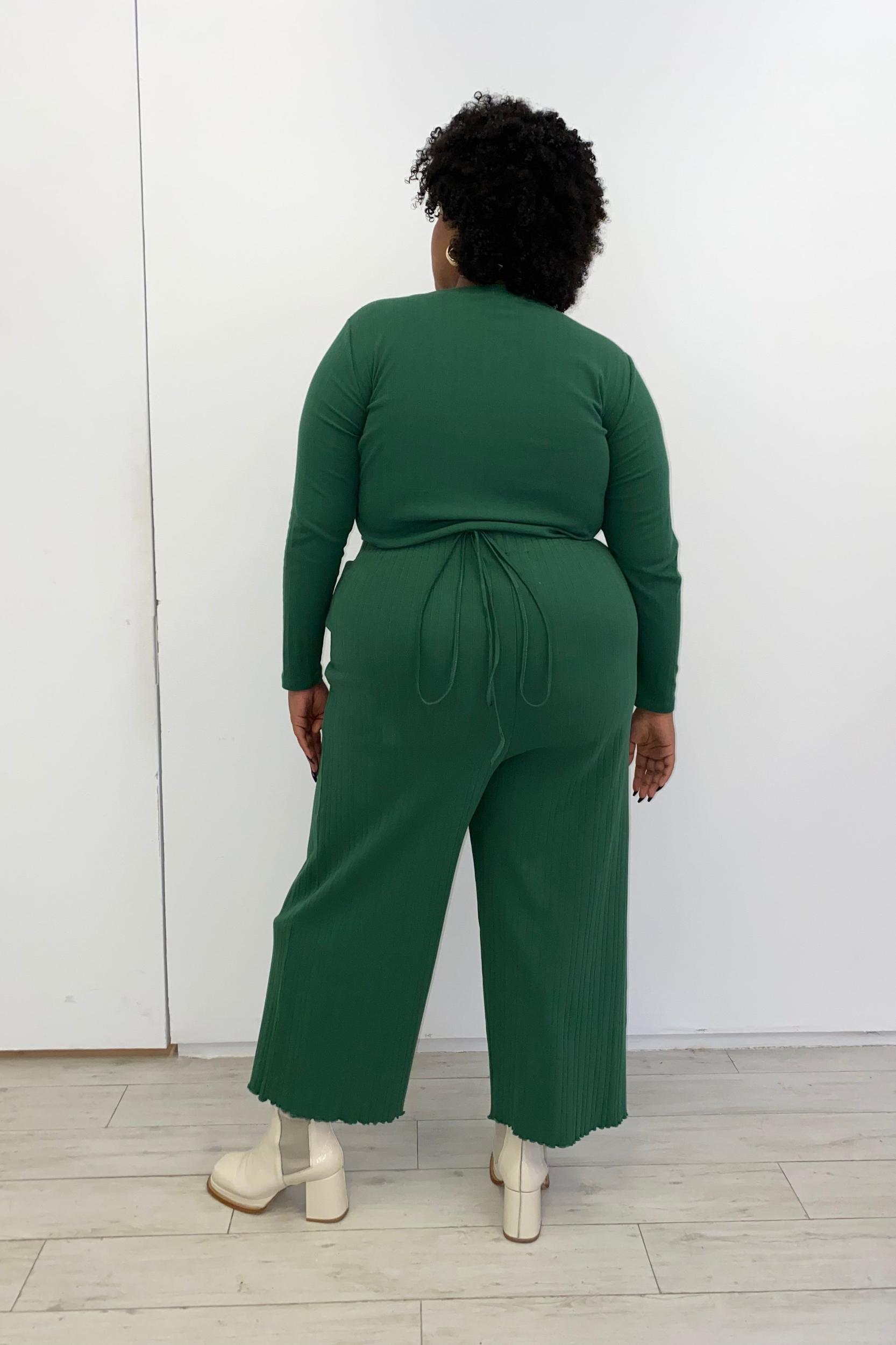 Triangle Wrap Top - Eucalyptus Product Image