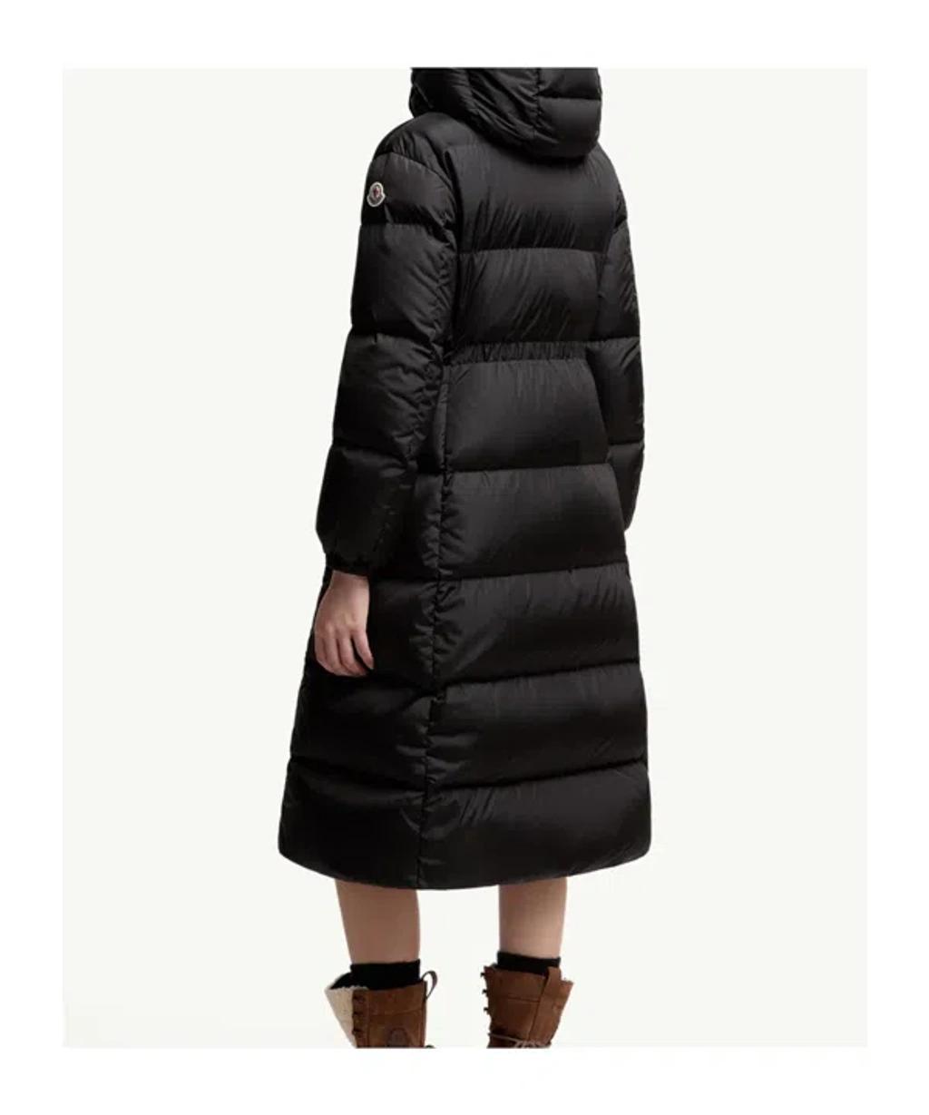 MONCLER Women Chamer Long Jacket Black Product Image