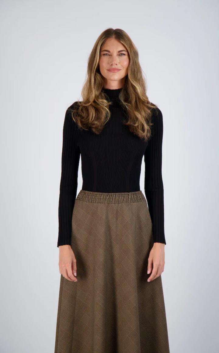 Pashmina Basic Rib Mock Neck Top Product Image