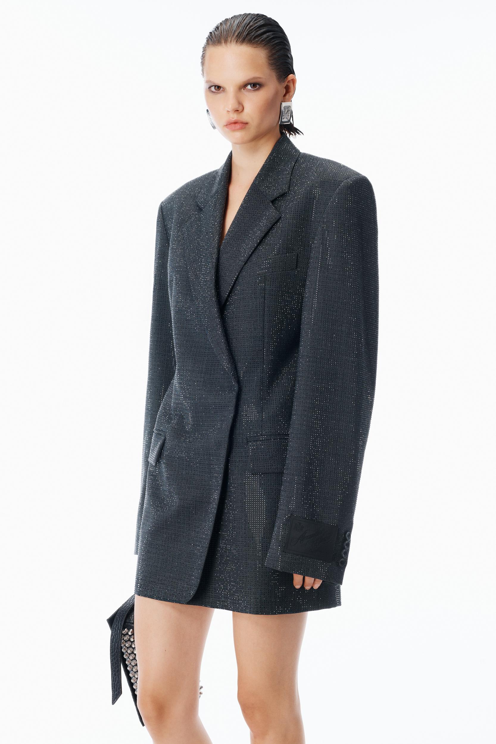 Blazer Dress In Wool Mohair Product Image