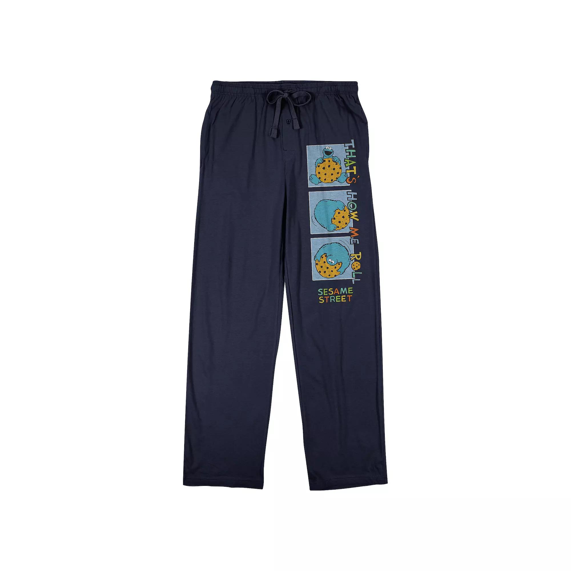 Men's Sesame Street Roll Pajama Pants,  Product Image