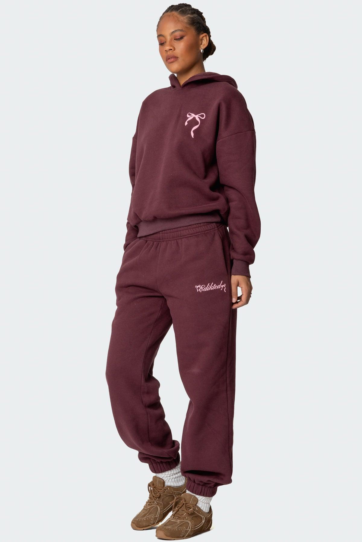 Sasha Bow Detail Sweatpants Product Image