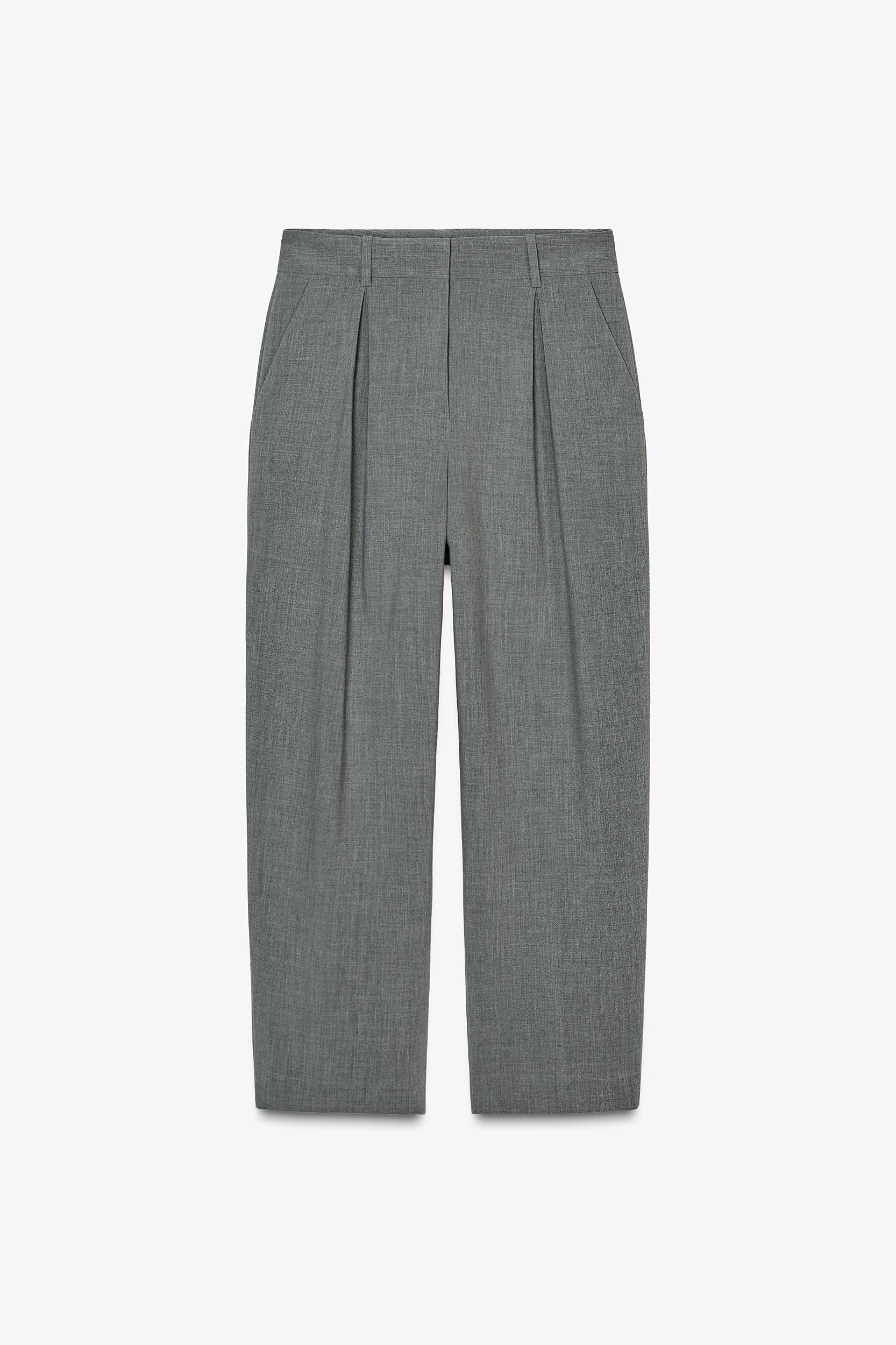 PLEATED CHINO PANTS Product Image
