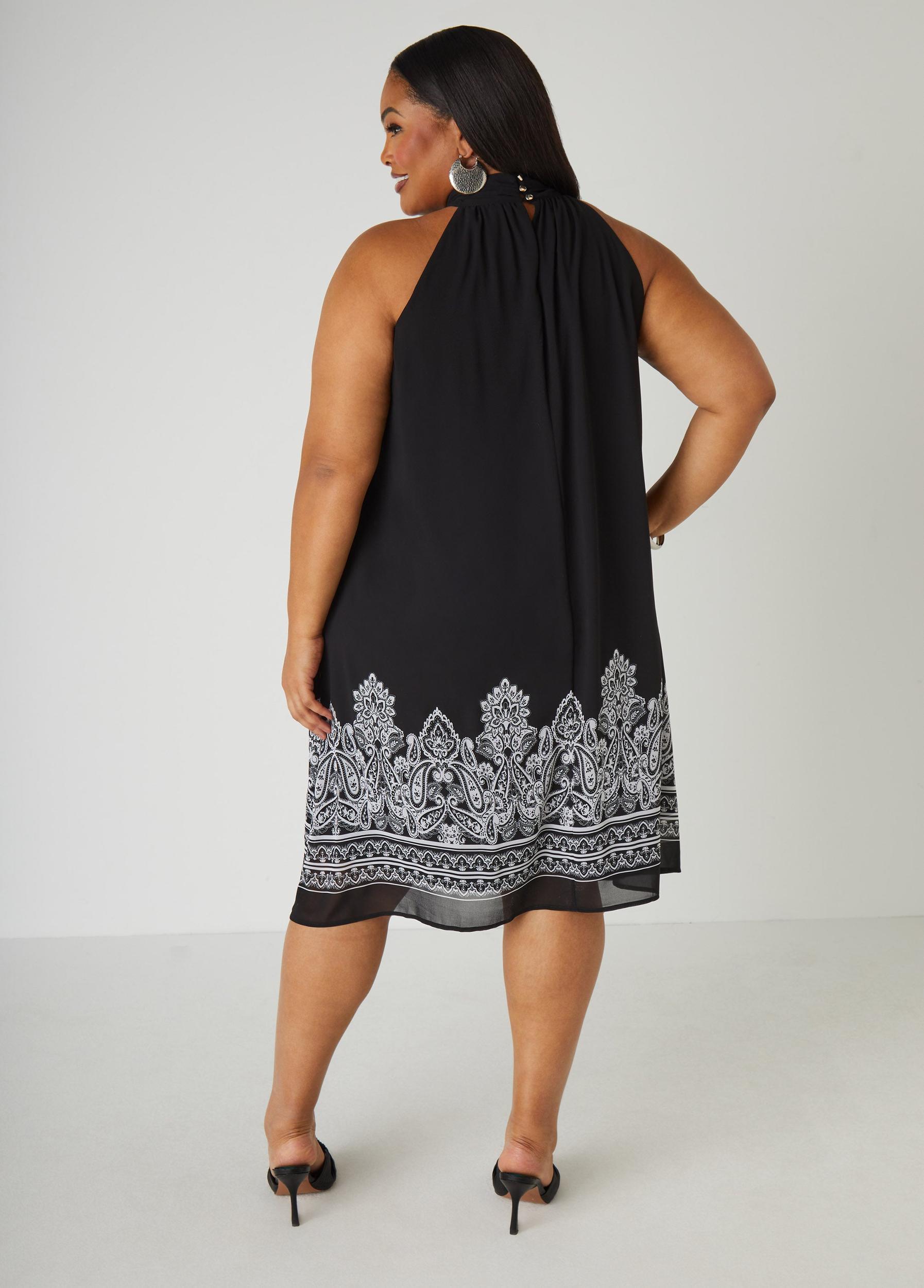 Paisley Print Swing Dress Product Image