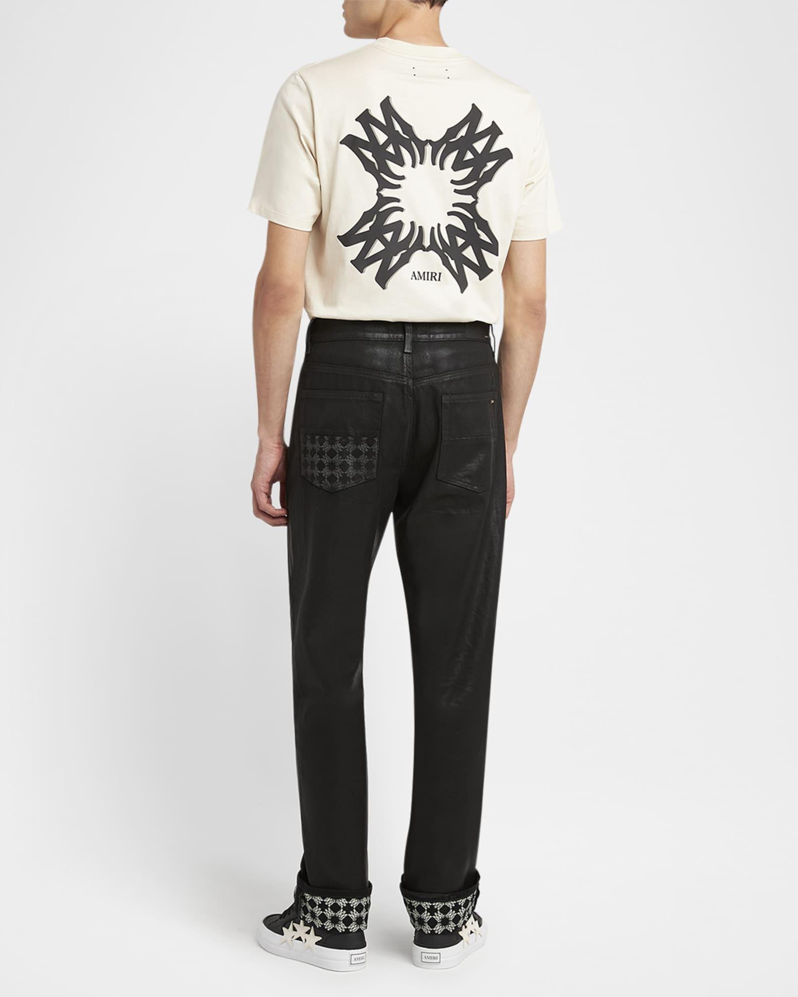 Men's Waxed MA Quad Straight-Leg Jeans Product Image