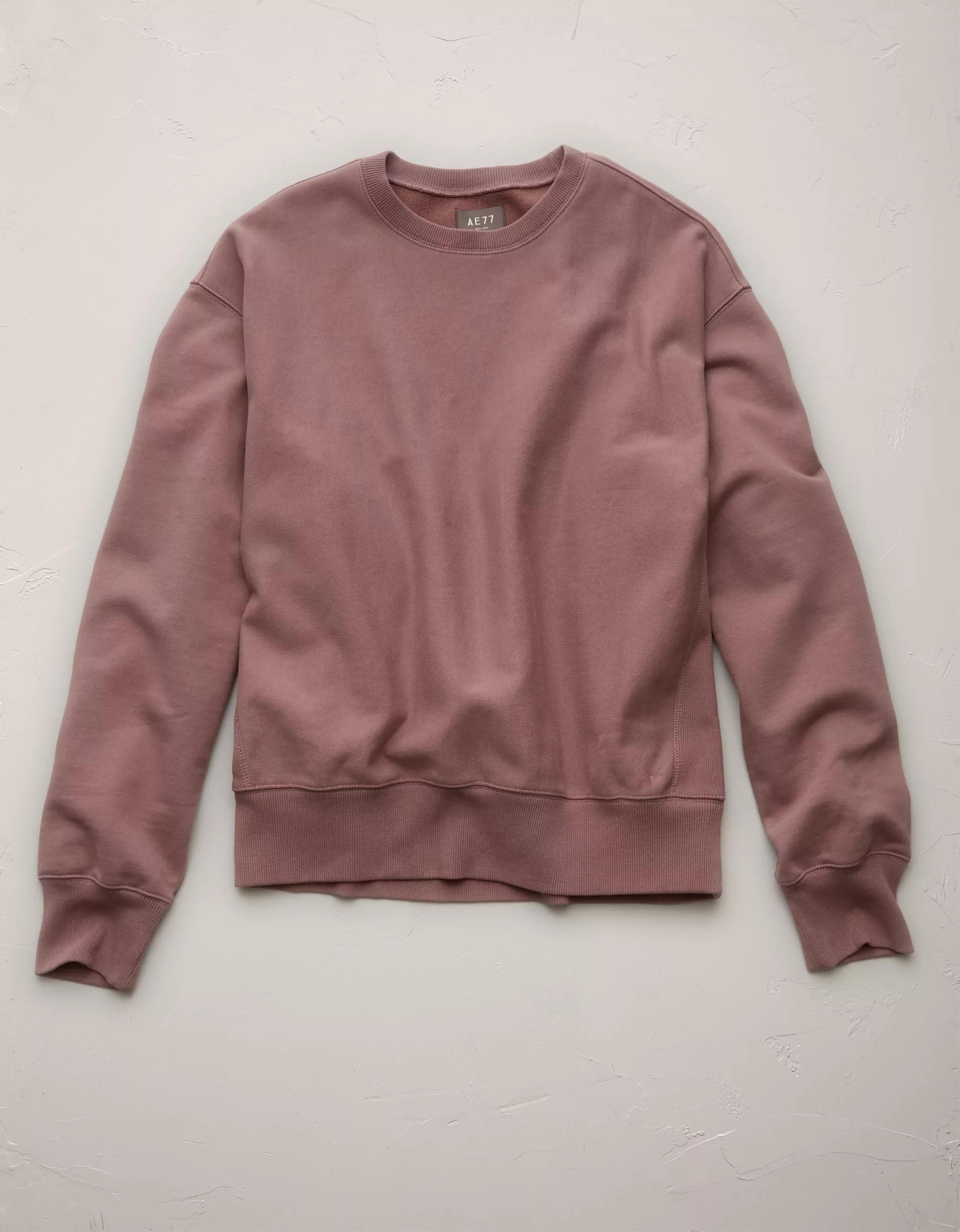 AE77 Premium Fleece Crew Neck Sweatshirt Product Image