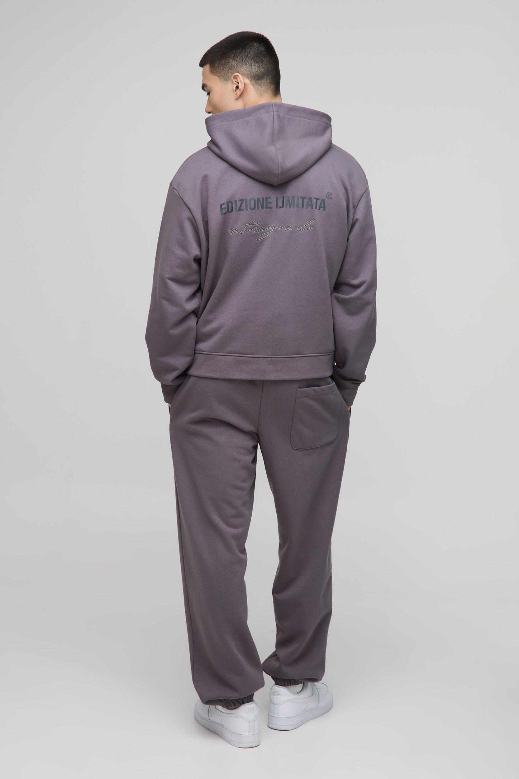 Oversized Edizione Limitata Heavyweight Sweatpants | boohooMAN USA Product Image