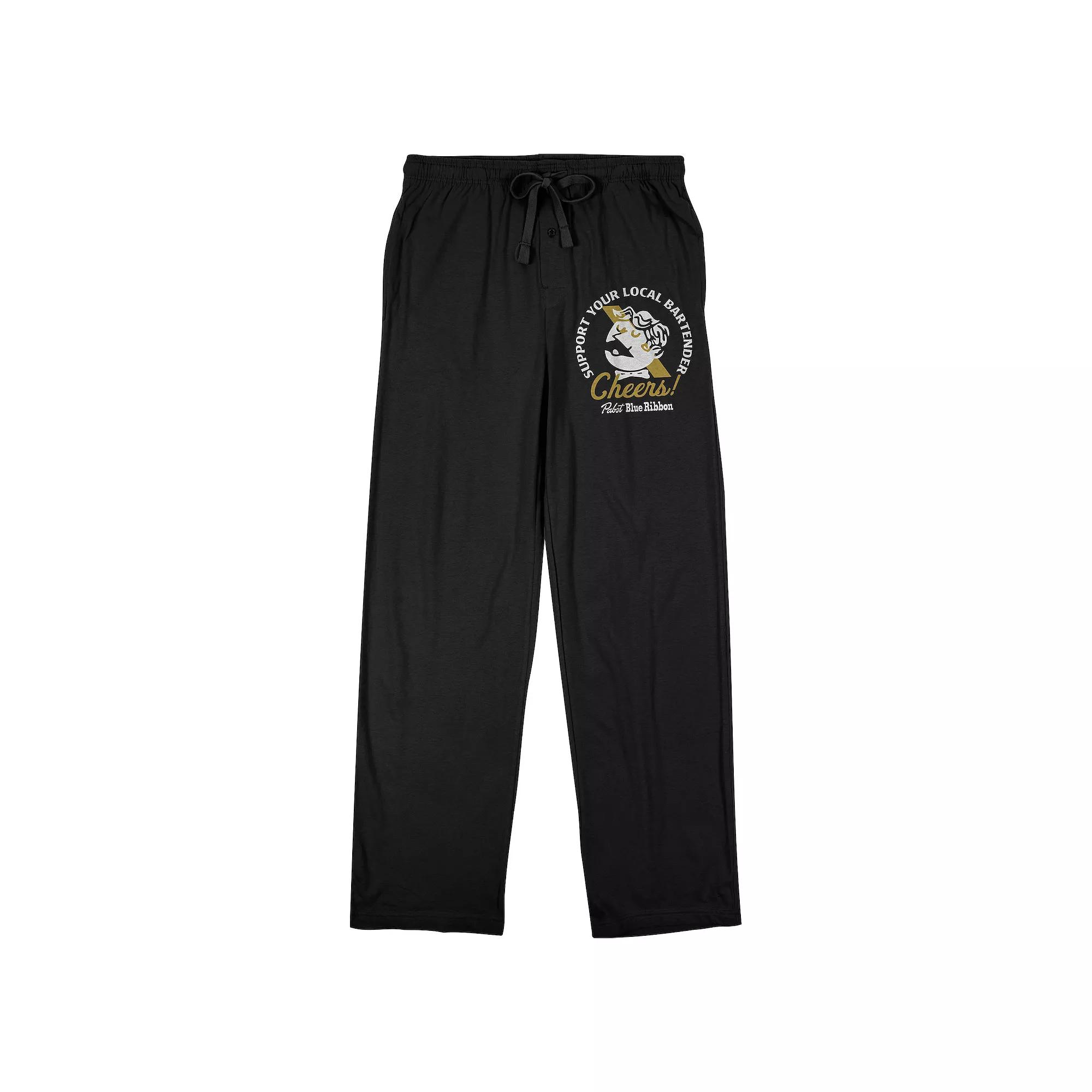 Men's Pabst Blue Ribbon Cheer Pajama Pants,  Product Image