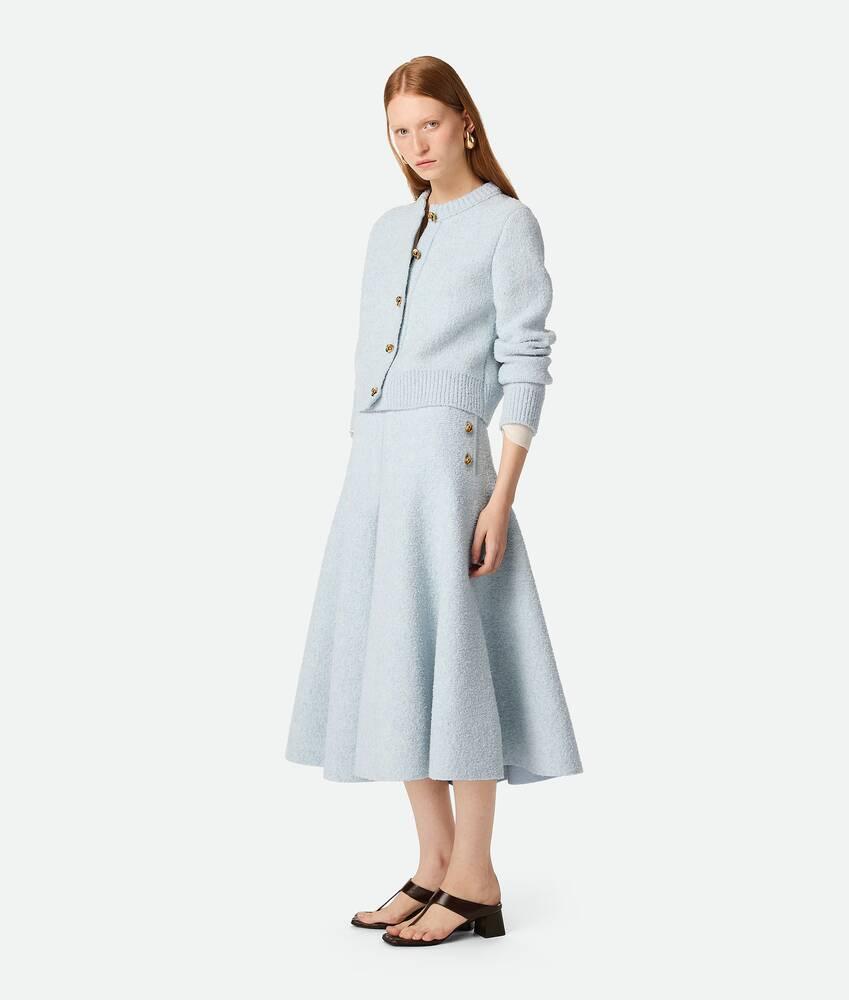 Women's Wool Boucle Cardigan in Bubble Product Image