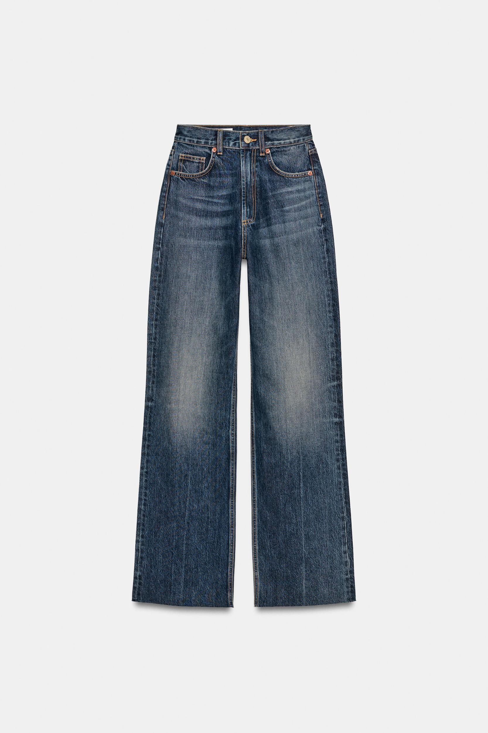 TRF HIGH WAIST WIDE LEG FULL LENGTH JEANS Product Image