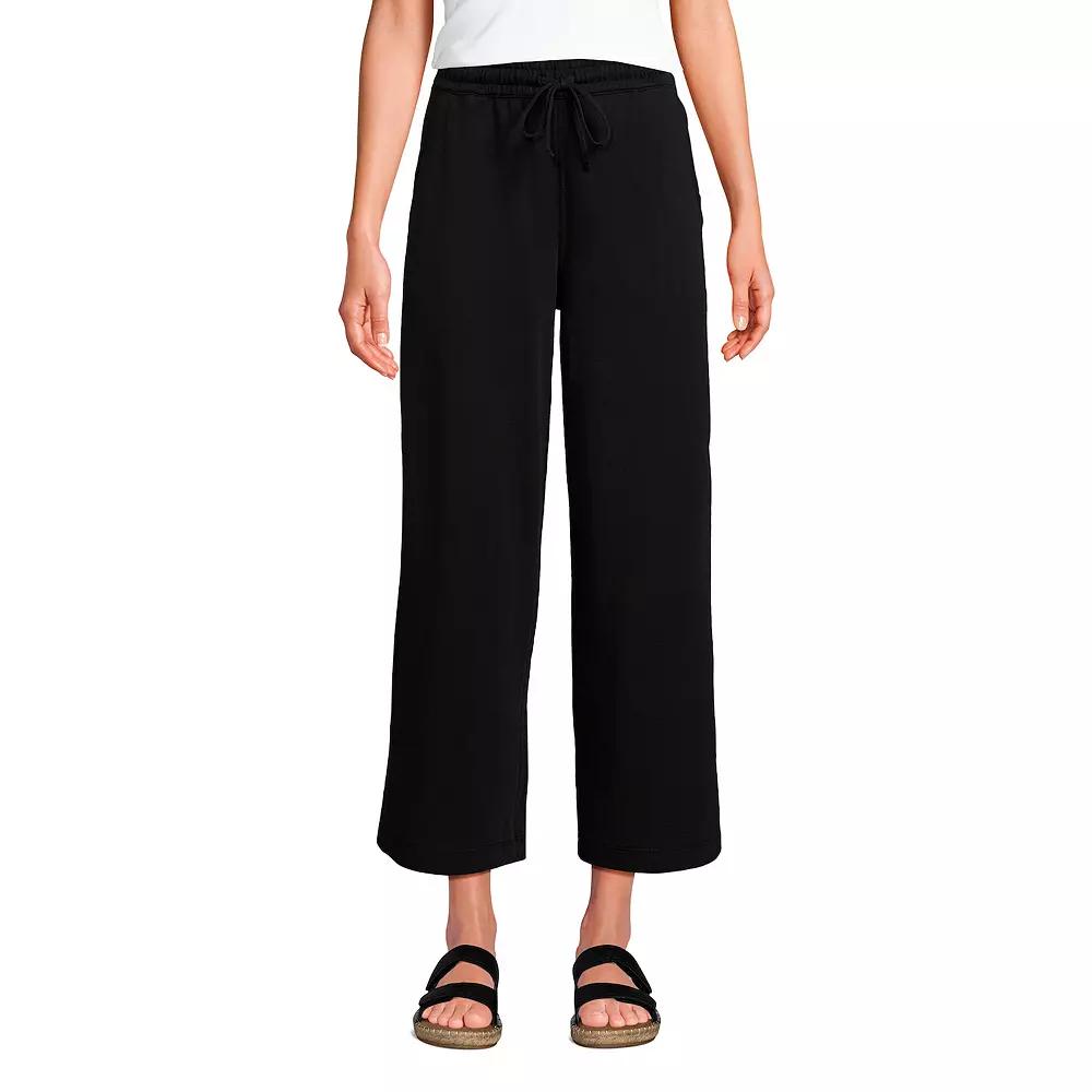 Women's Lands' End Sport Knit Cropped Pants,  Product Image