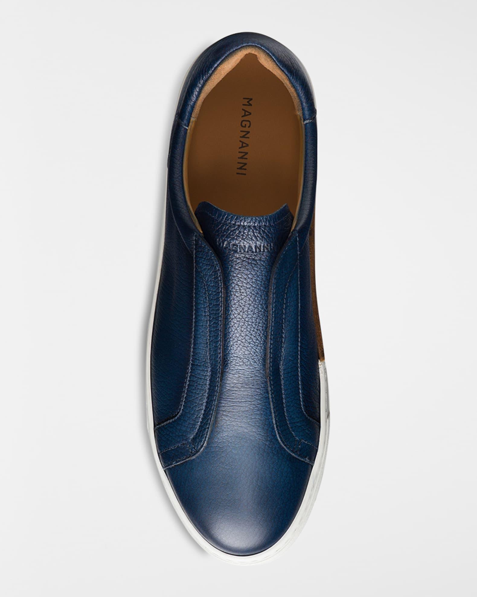 Men's Gasol Leather Slip-On Sneakers Product Image