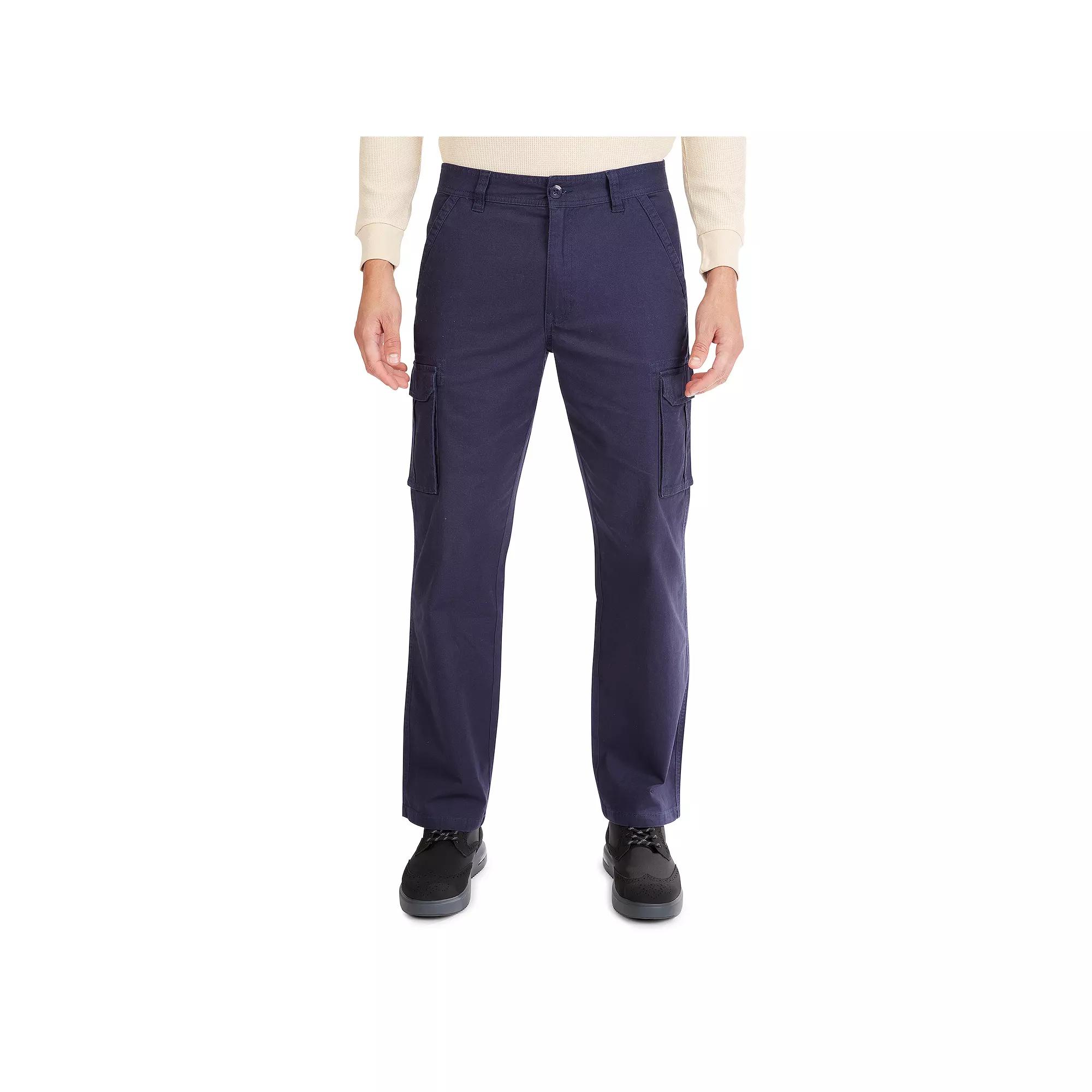 Men's Smith's Workwear Relaxed-Fit Stretch Canvas Cargo Pants,  Product Image