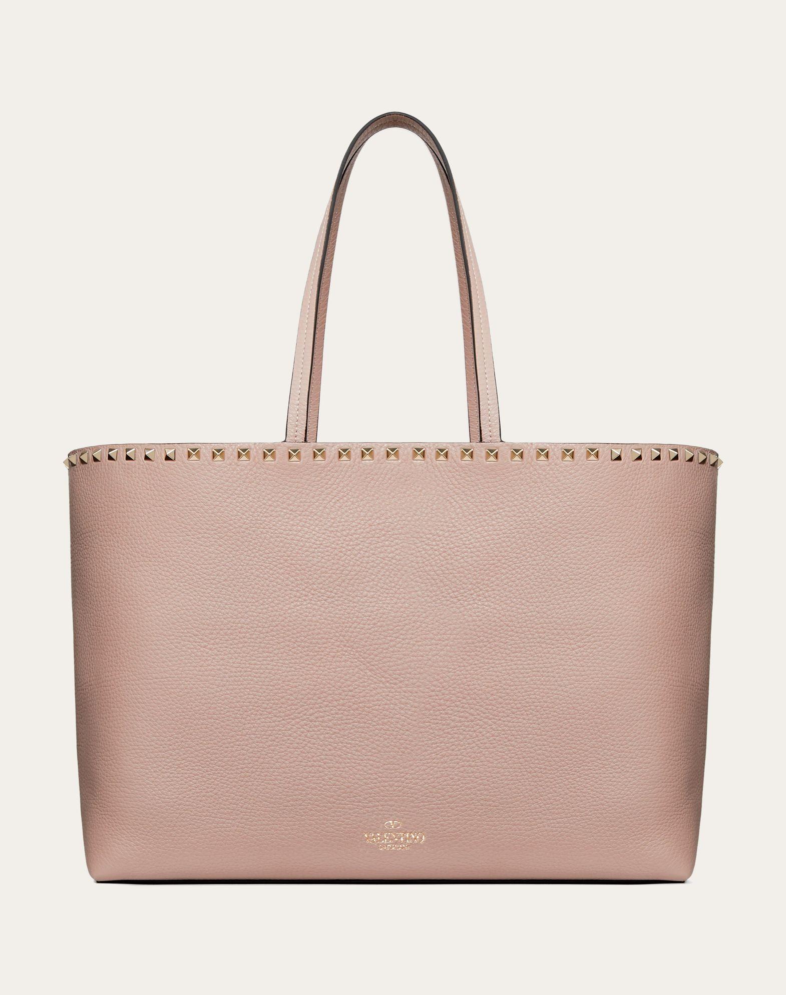Rockstud Grainy Calfskin Tote Bag Product Image