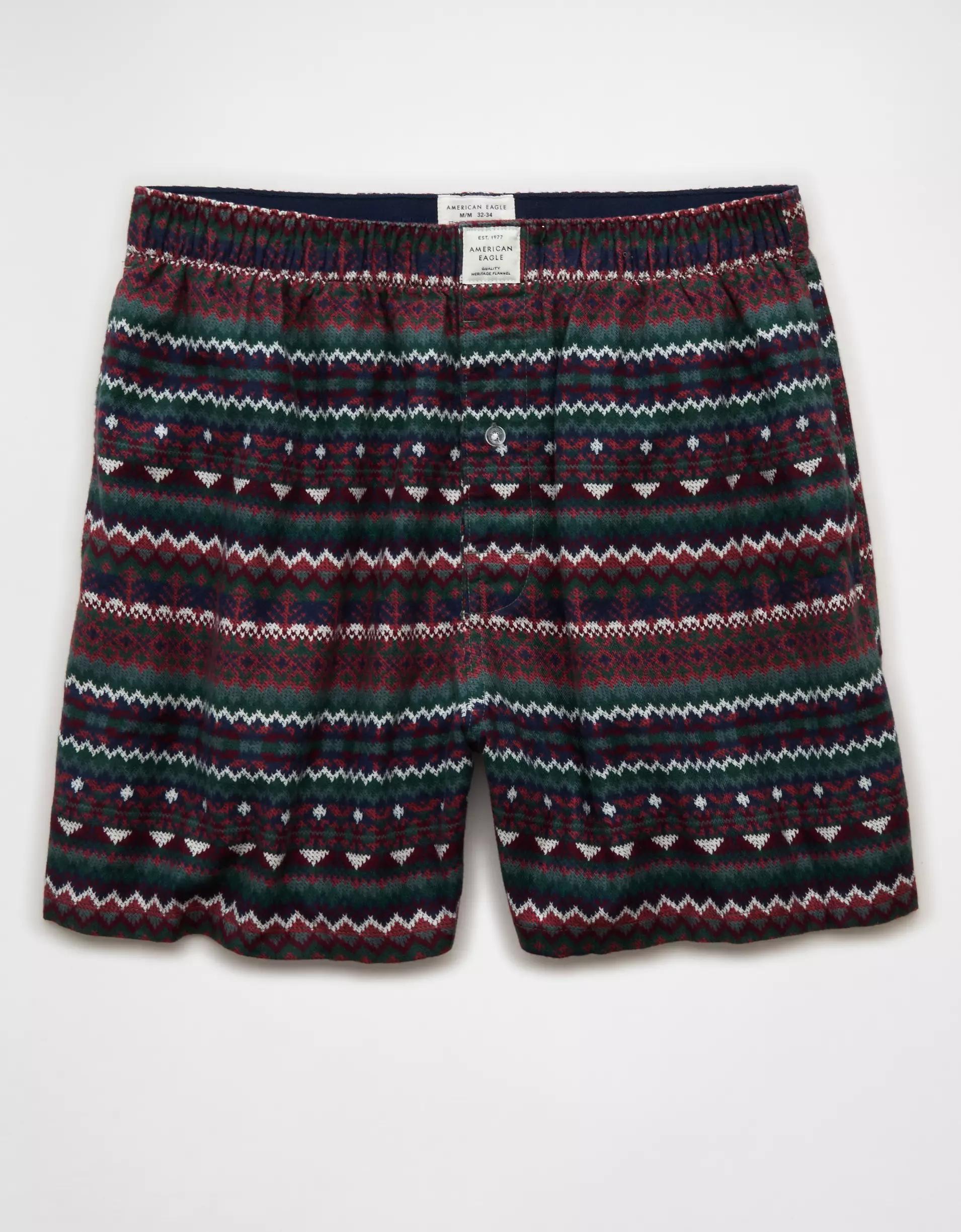 AEO Polar Bears Flannel Pocket Boxer Product Image