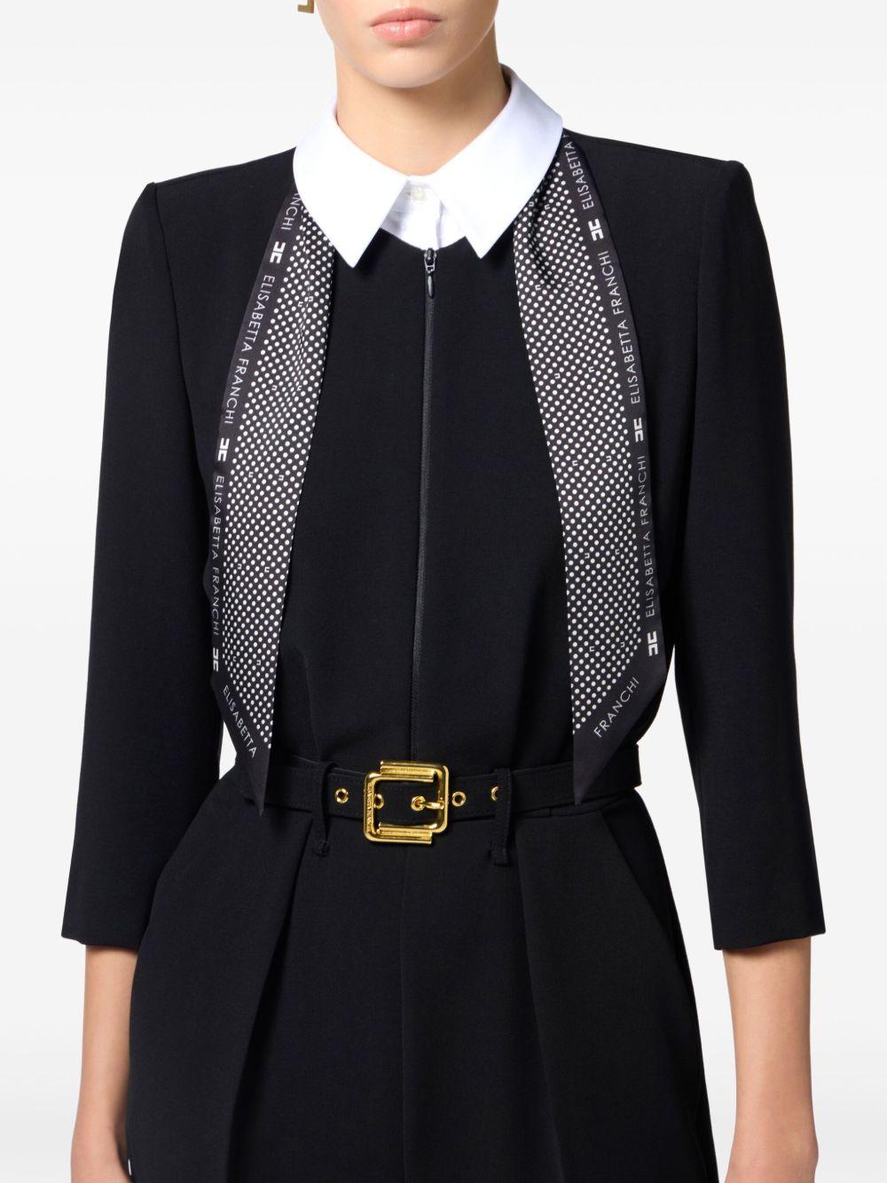 scarf-detail jumpsuit  Product Image