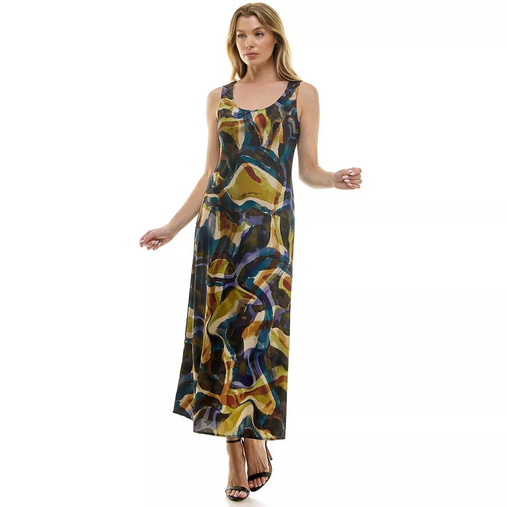 Women's Luxology Sleeveless Satin Slip Dress,  Product Image