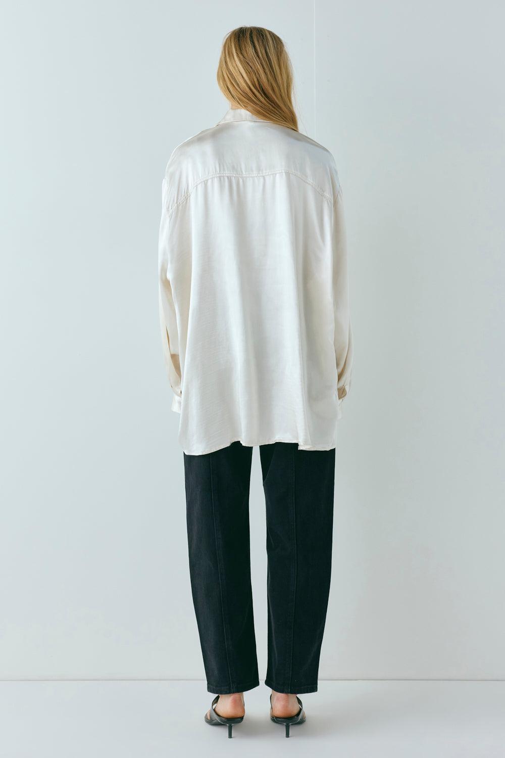 Rae Satin Top Cream Product Image