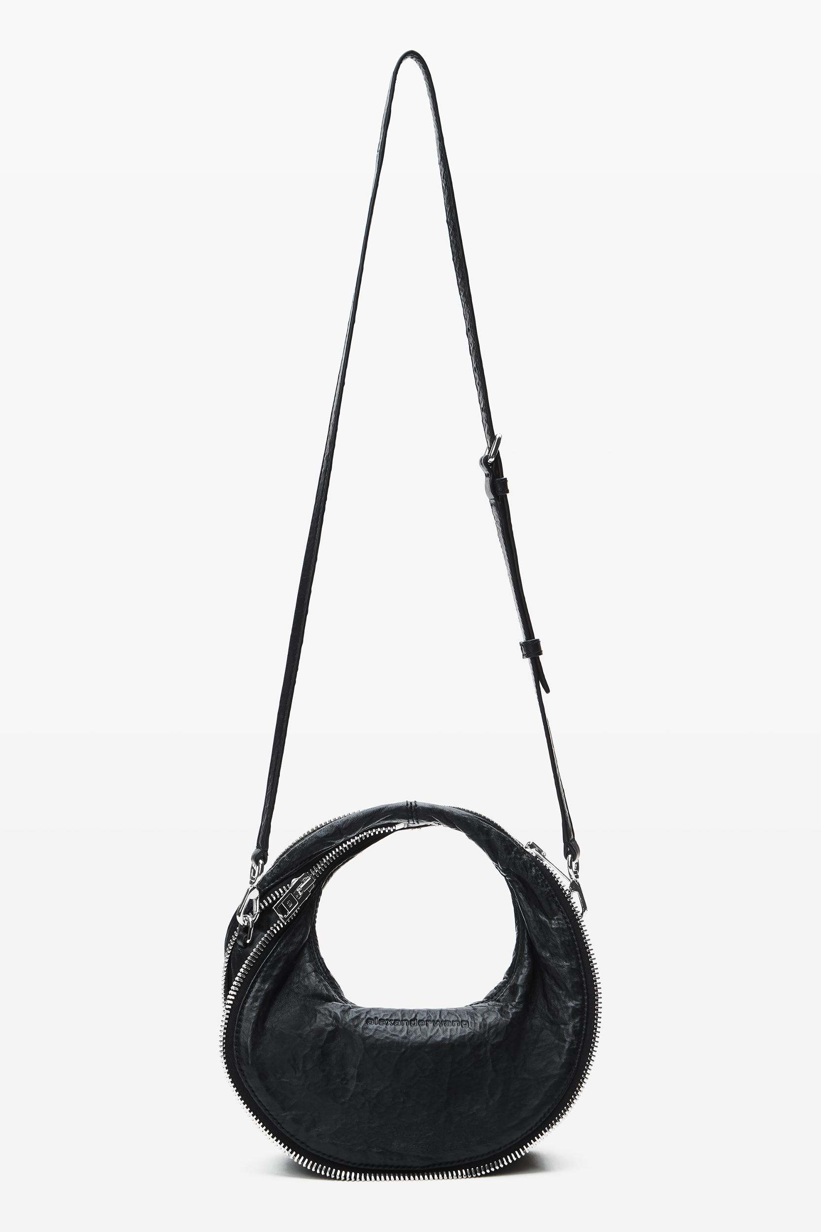 Black Memory Leather Mini Twyst Bag Product Image