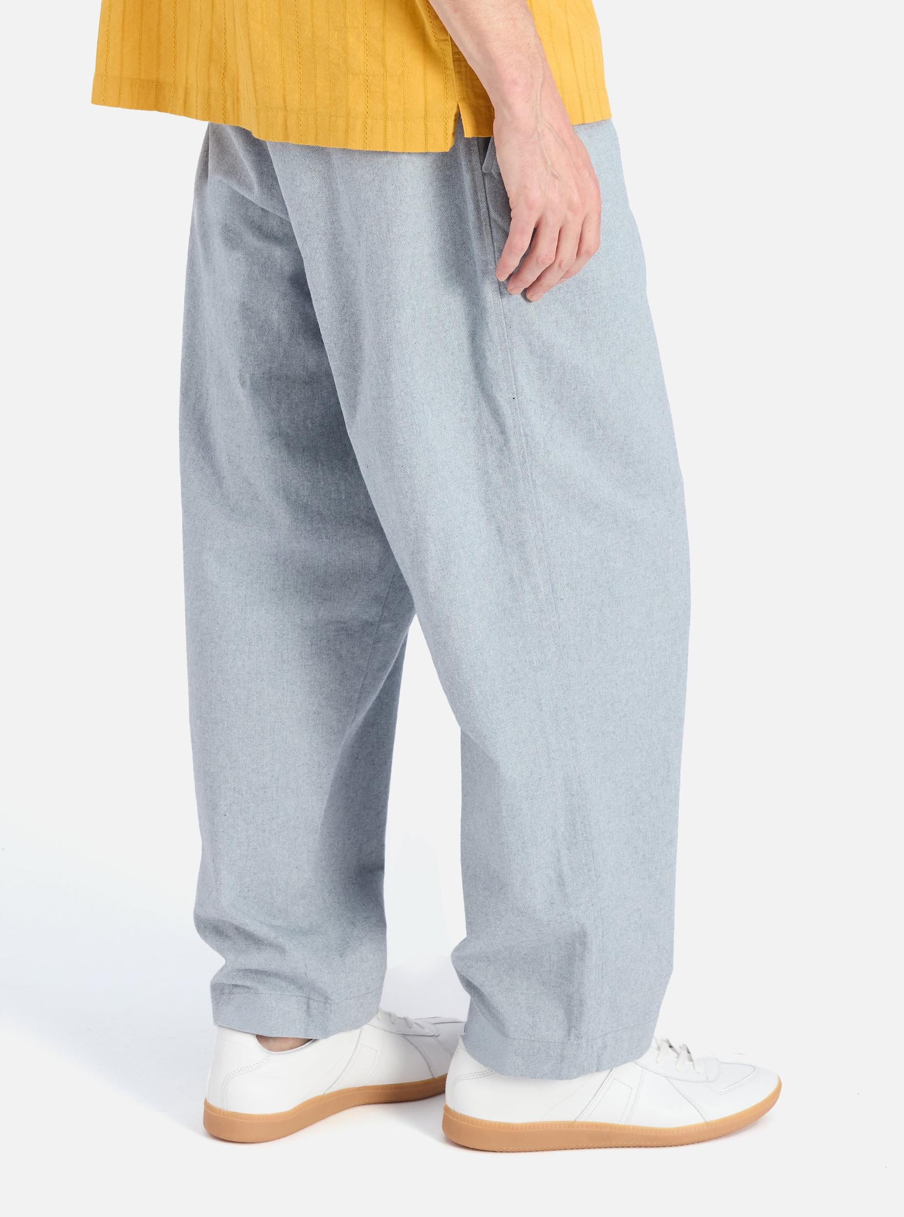 Universal Works Oxford Pant in Indigo Reworked Jean Cloth Product Image