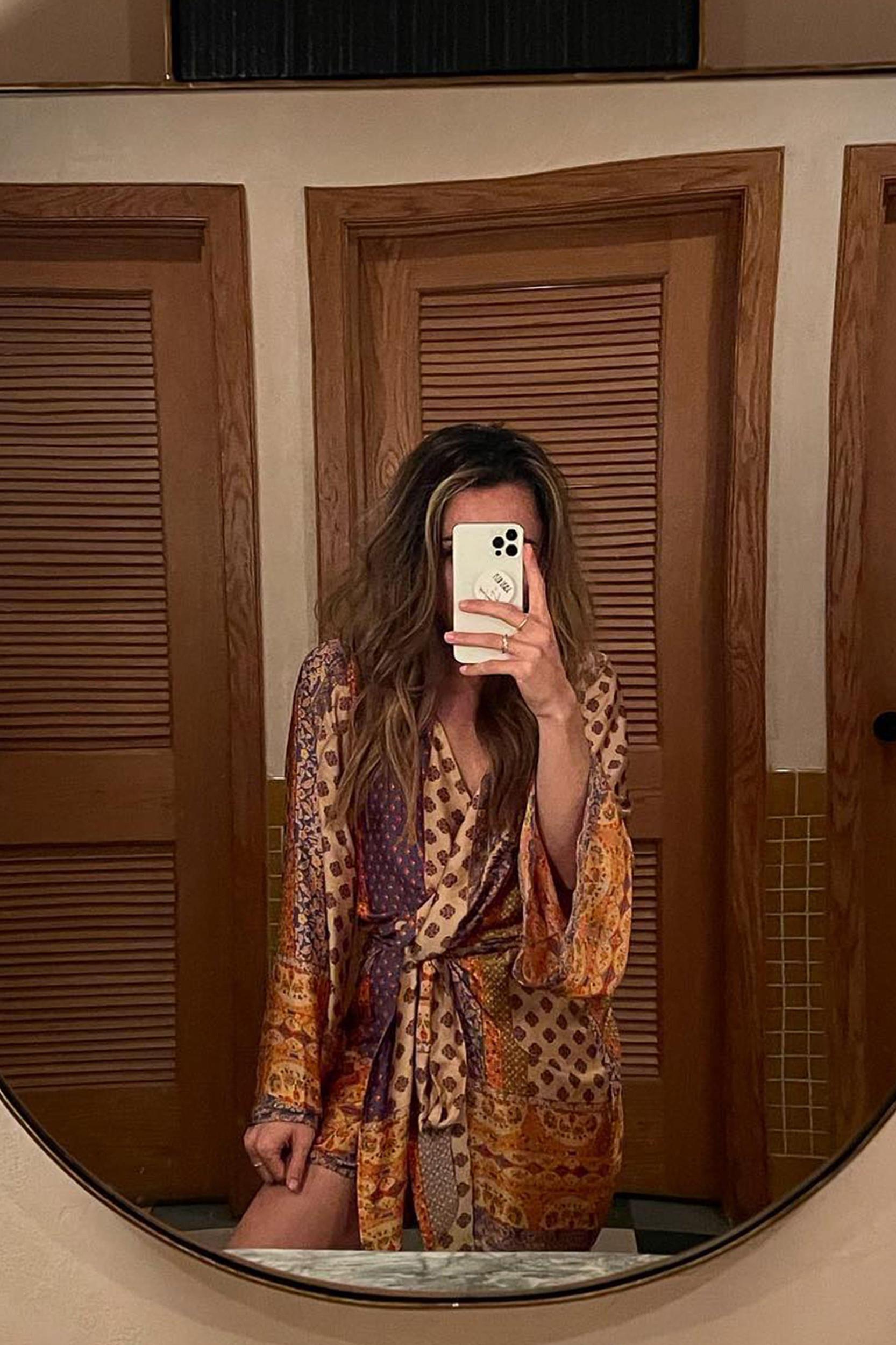 Gold Standard Multicolored Kimono Dress Product Image