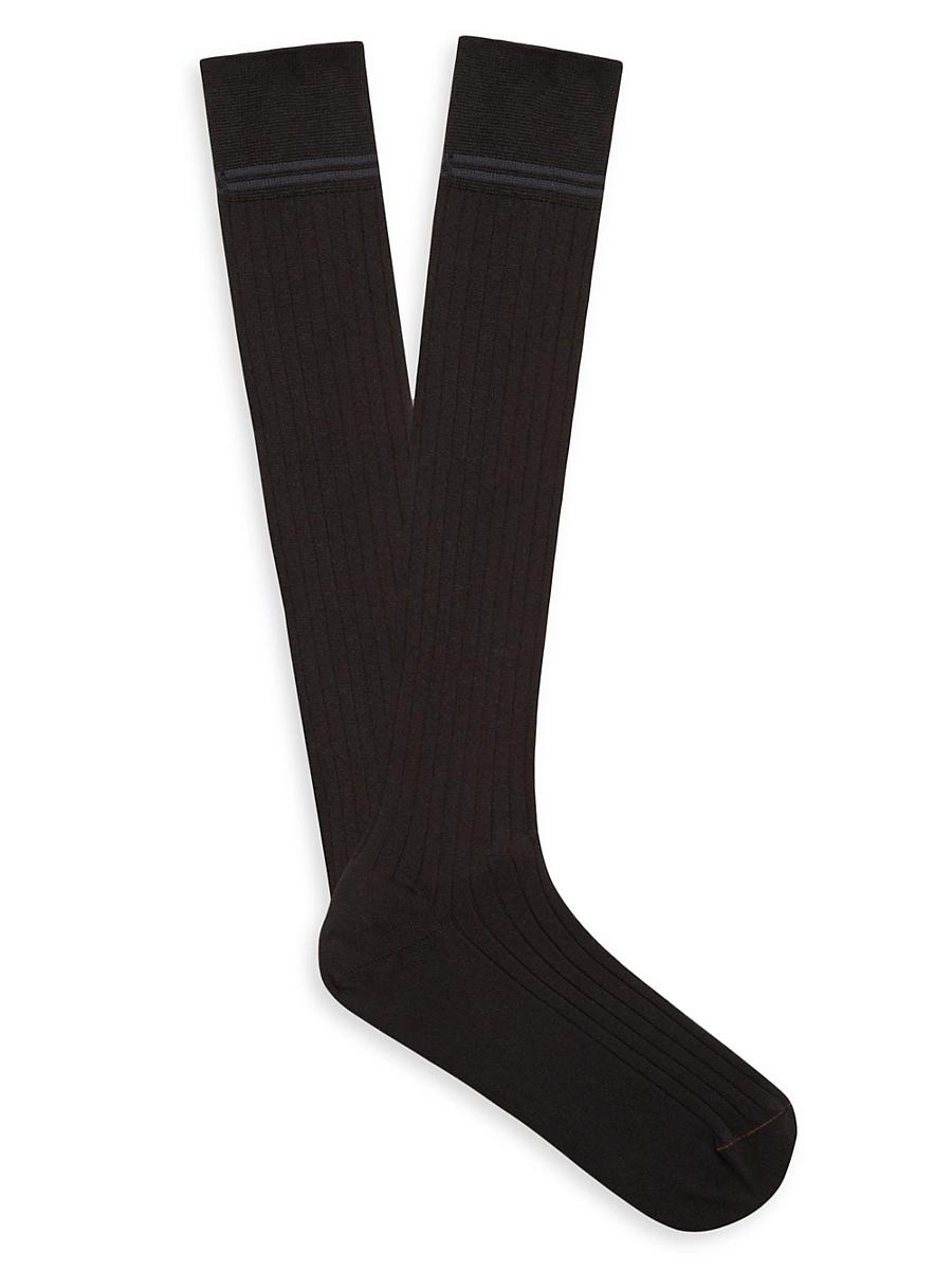 Mens Cotton and Cashmere Blend Socks Product Image
