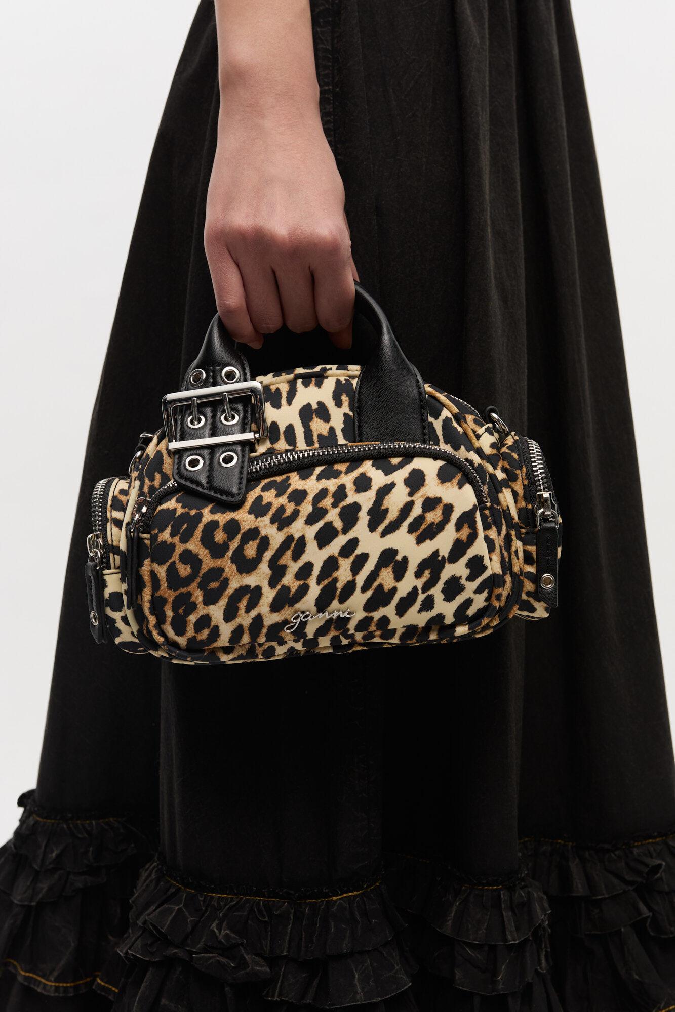 Leopard Mini Polochon Bag Product Image