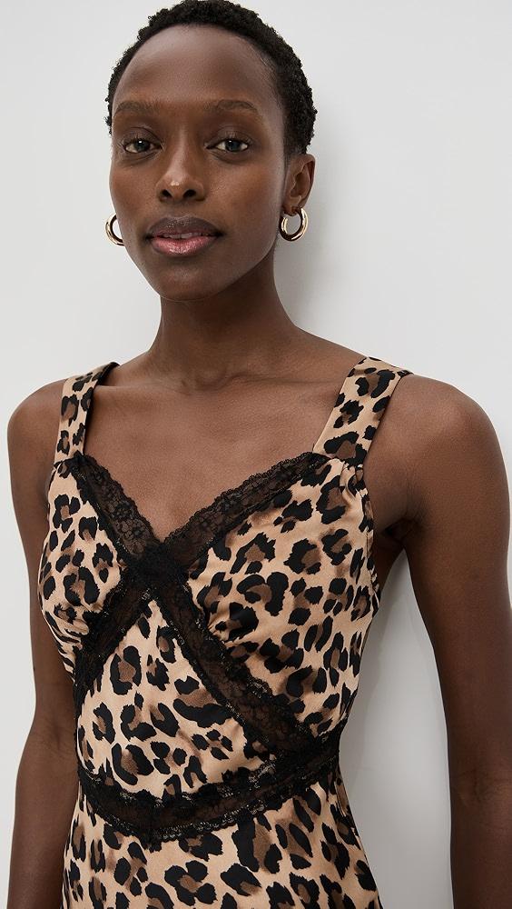 BARDOT Emory Printed Satin Slip Dress | Shopbop Product Image