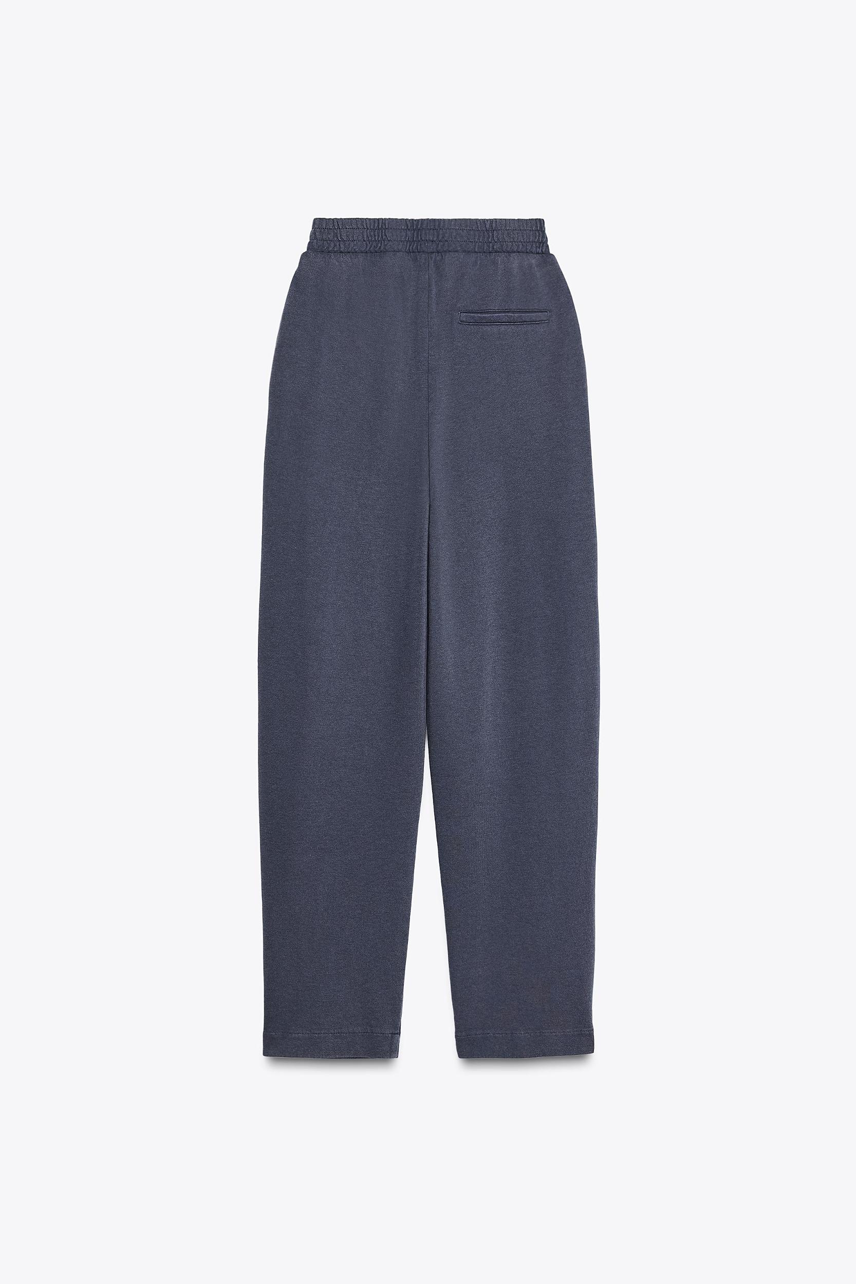 WASHED PLEATED PANTS Product Image