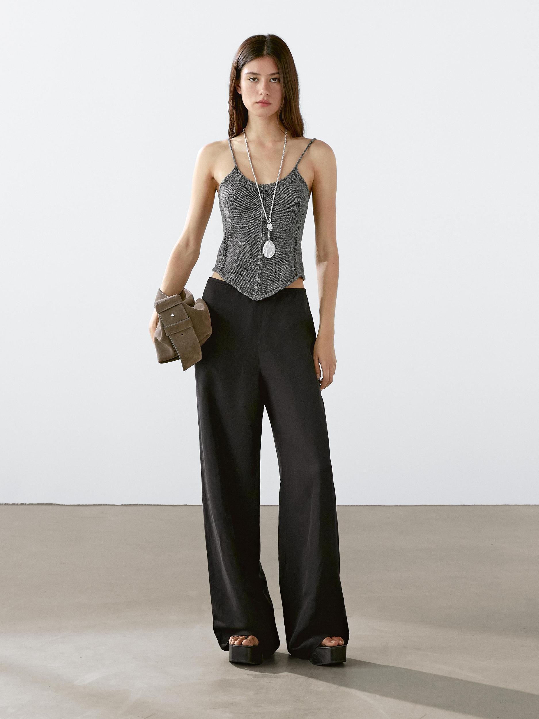 100% cotton knit top Product Image