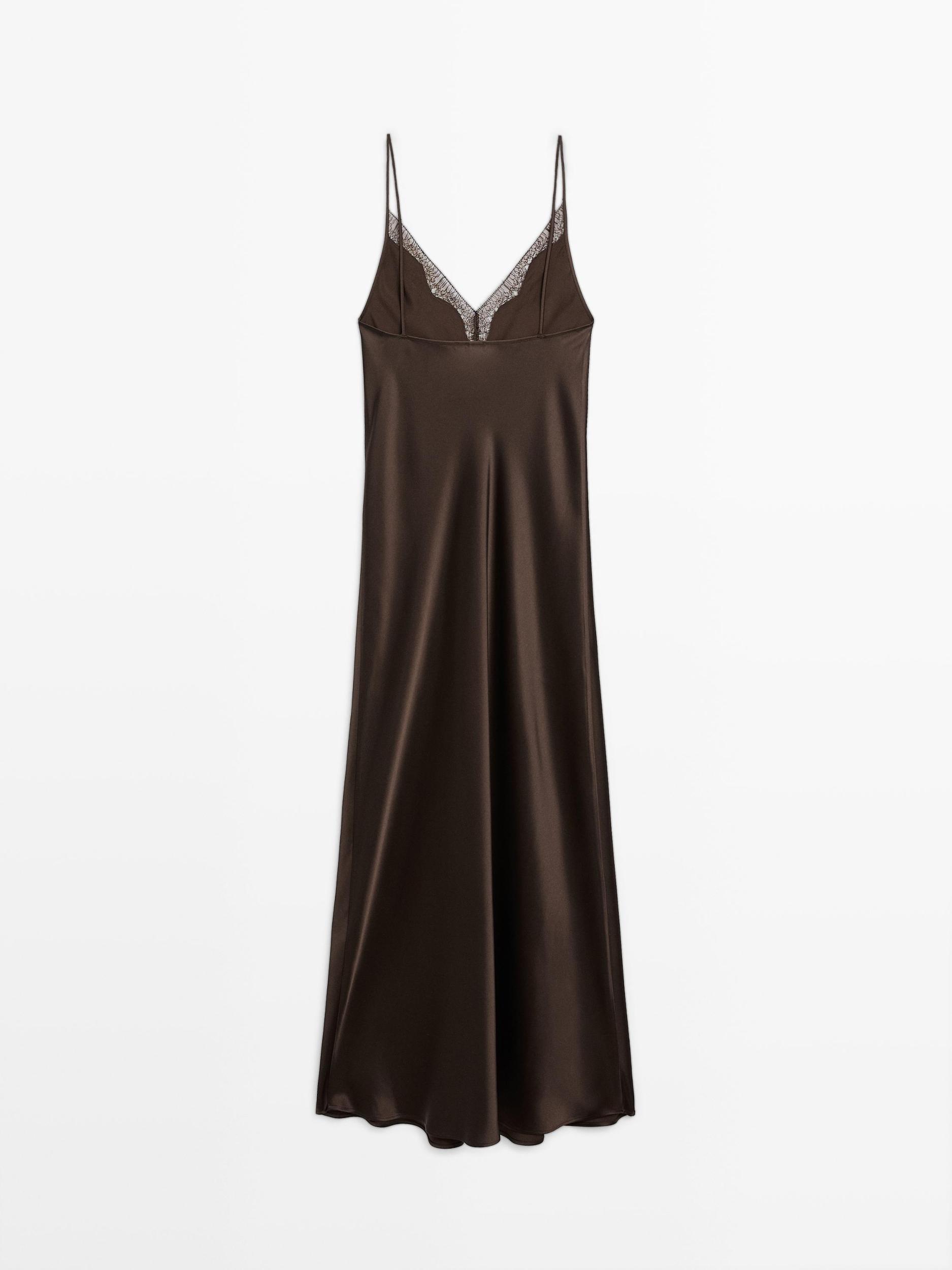 Long slip dress Product Image