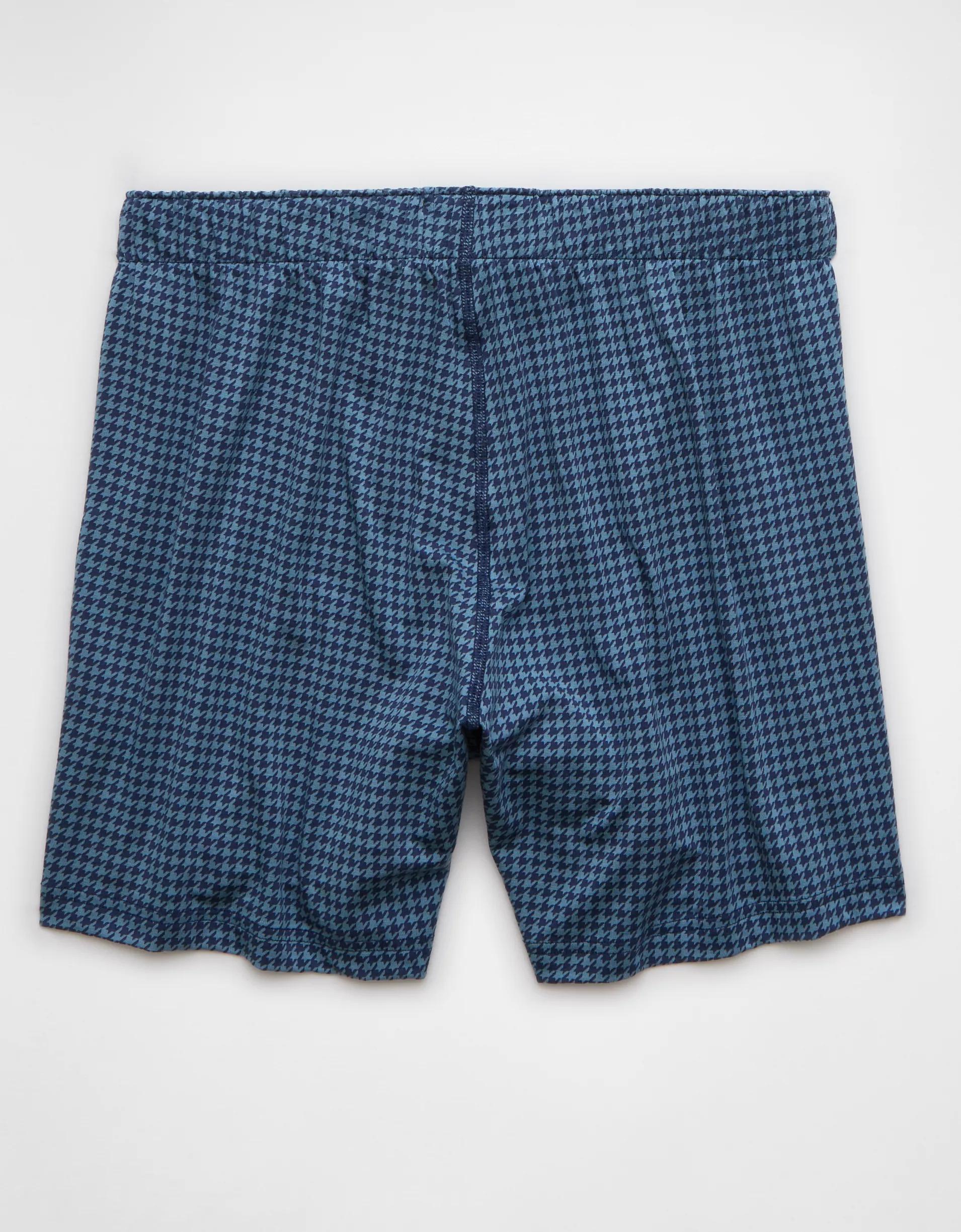 AEO Men's Houndstooth Slim Knit Ultra Soft Boxer Short Product Image
