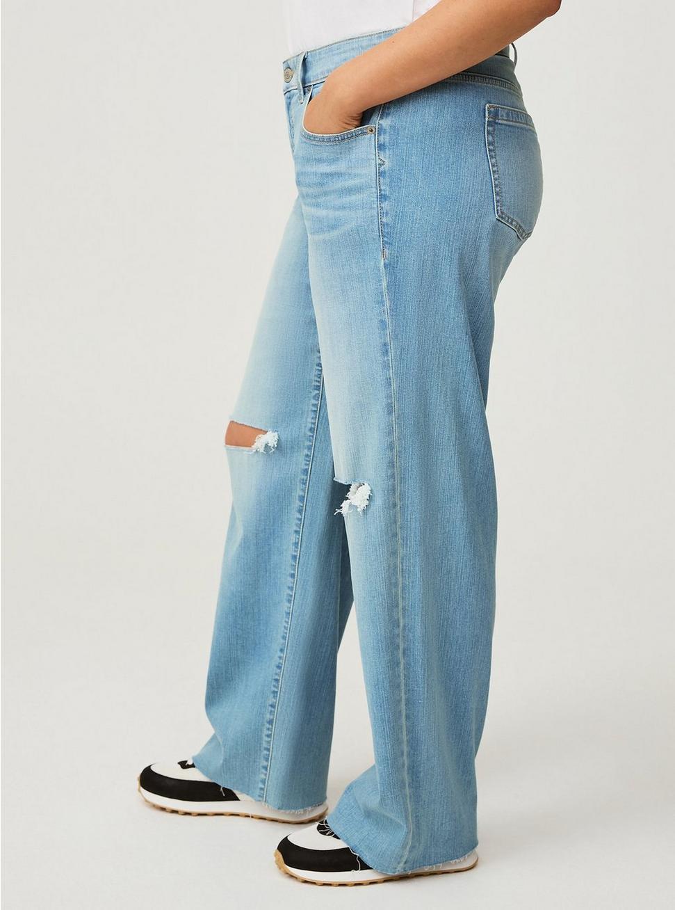 Perfect Wide-Leg Mid-Rise Jean Product Image